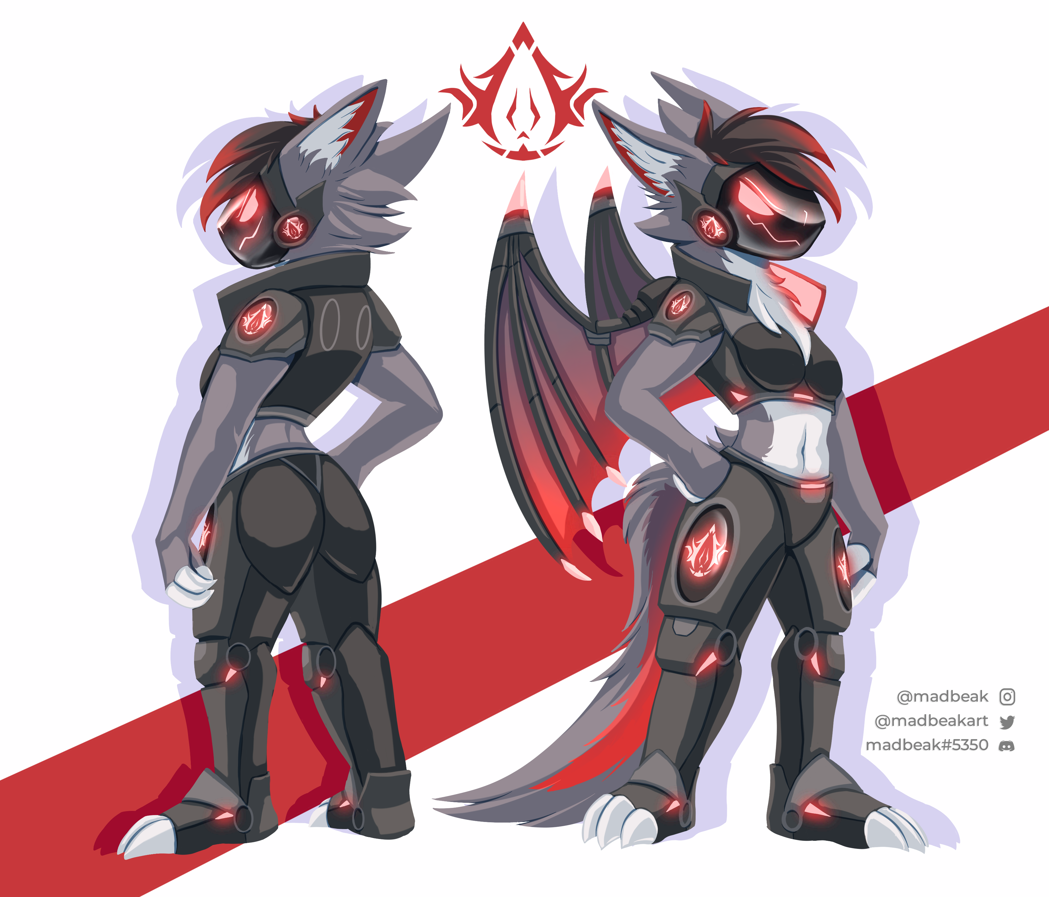 Reference sheet commission for Azalea, art by me! It was fun to make ...