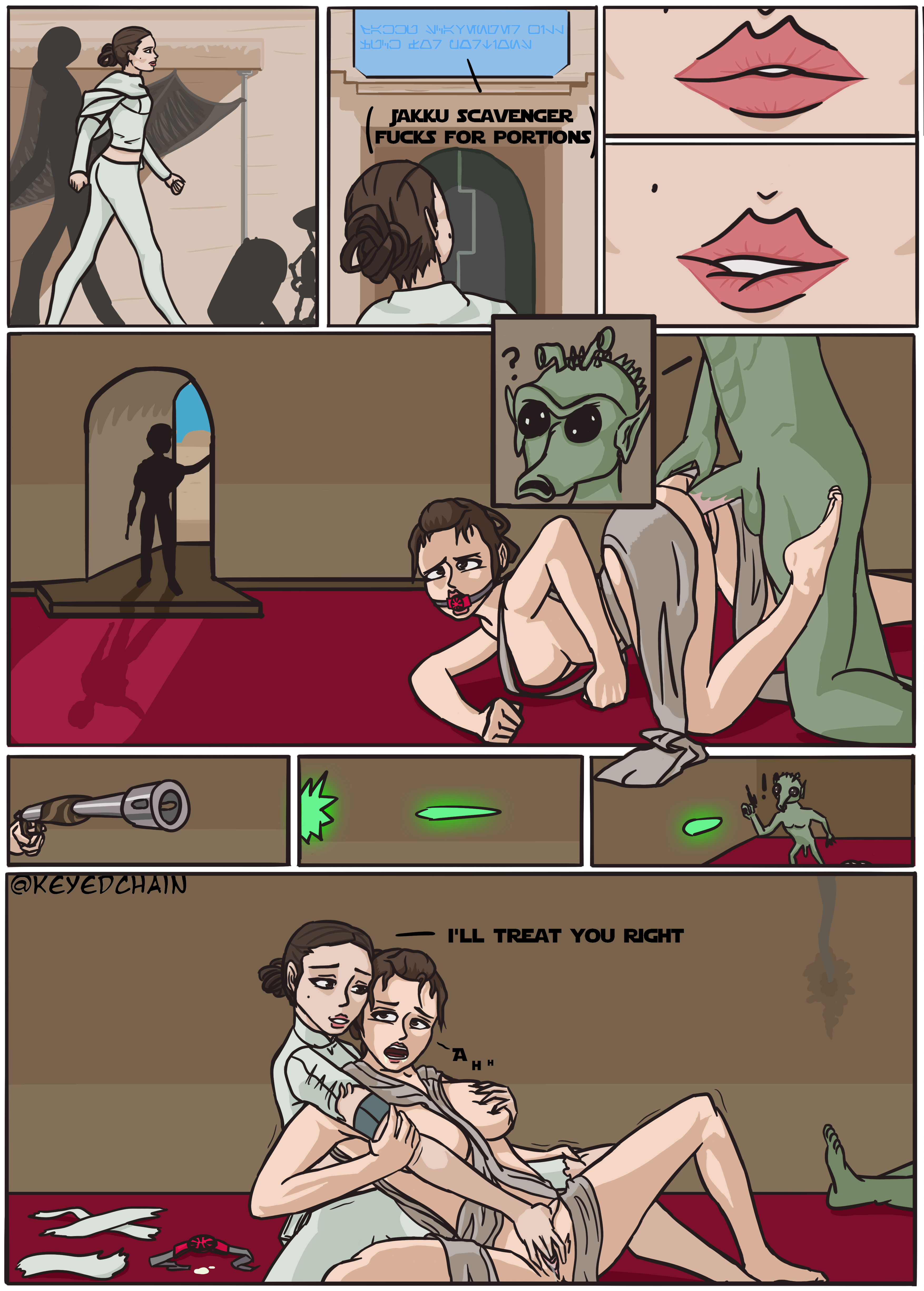 Rey x Padme comic (@KeyedChain) Scrolller.
