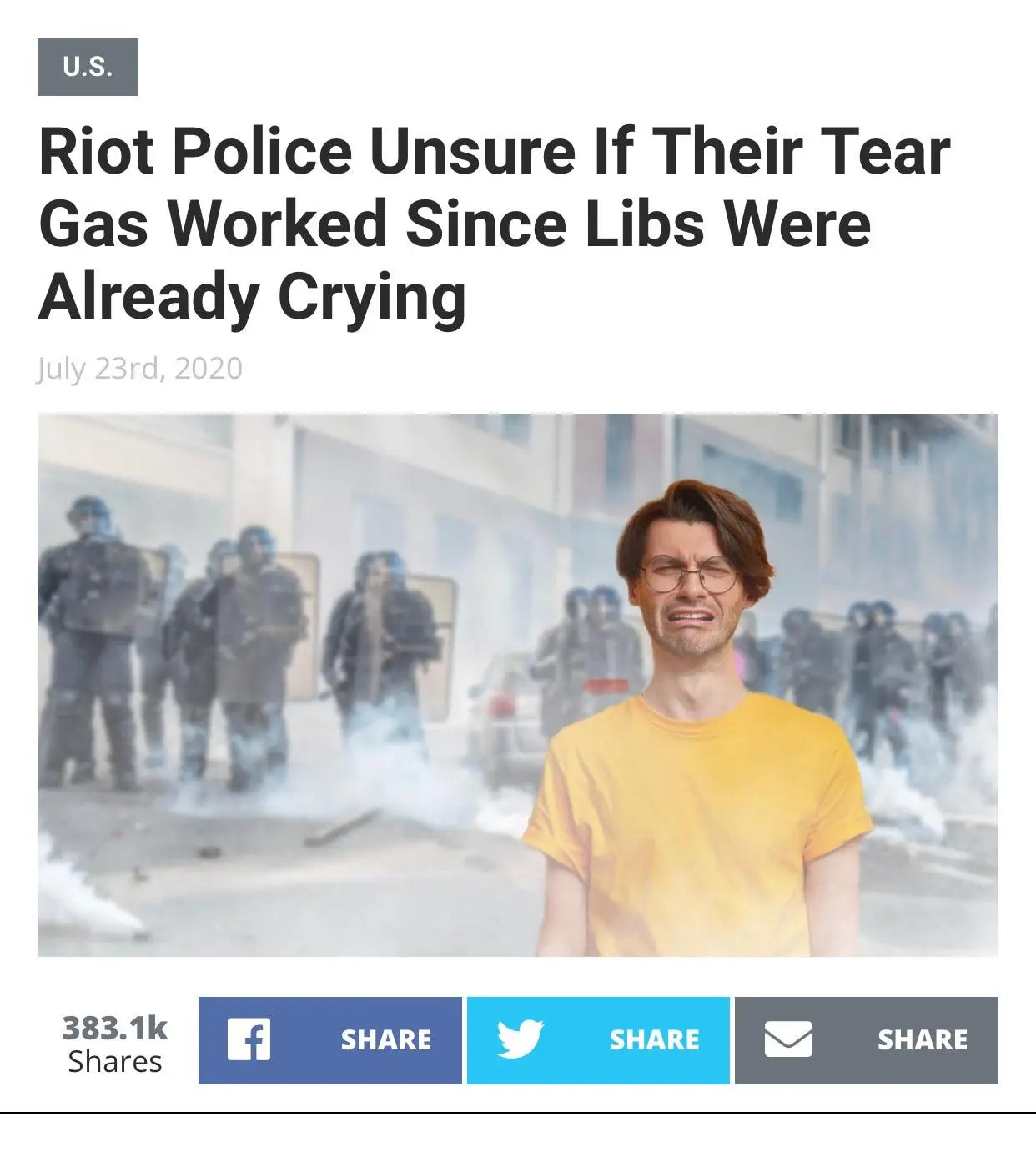Riot Police confused | Scrolller