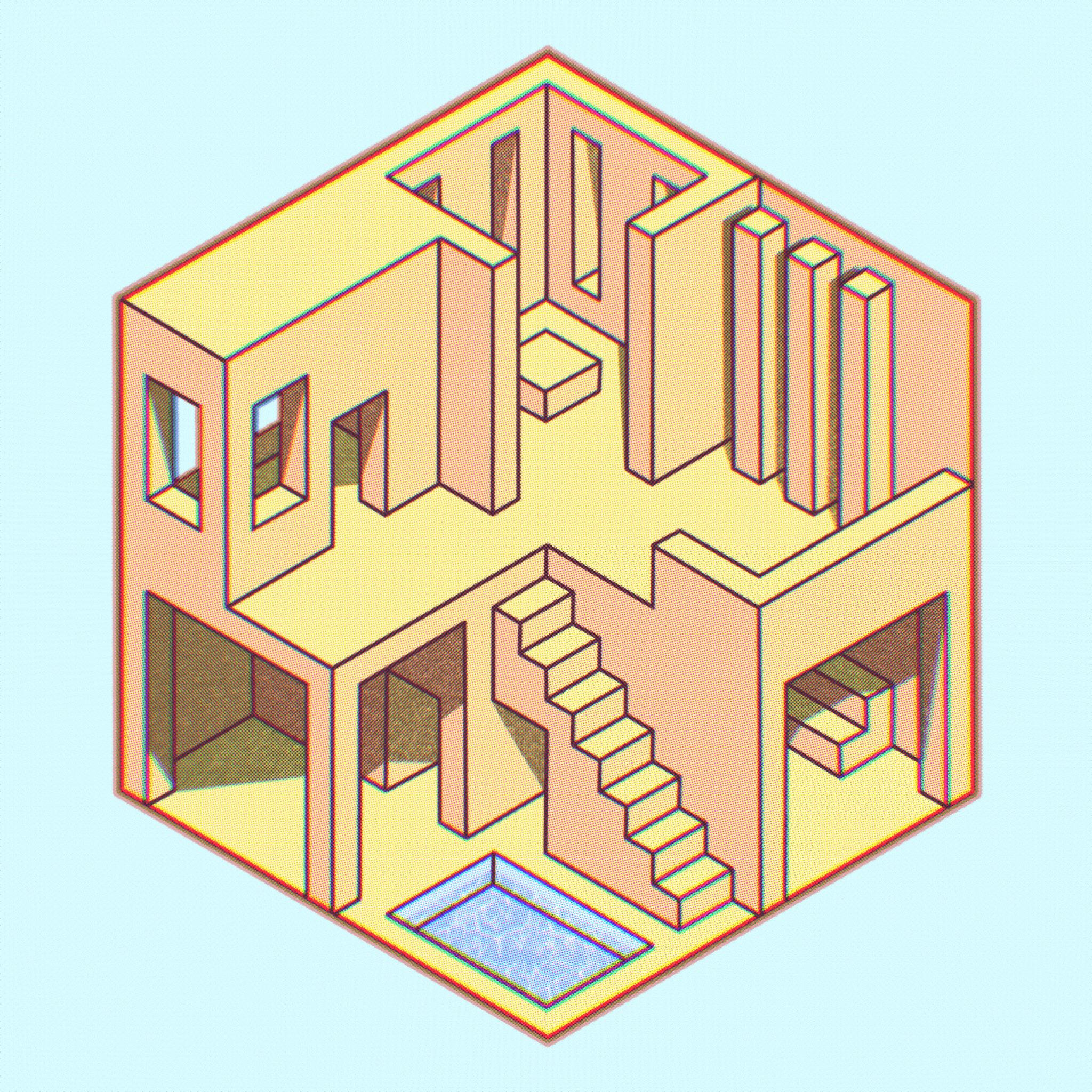 Rooms, digital, me, 2021 Scrolller