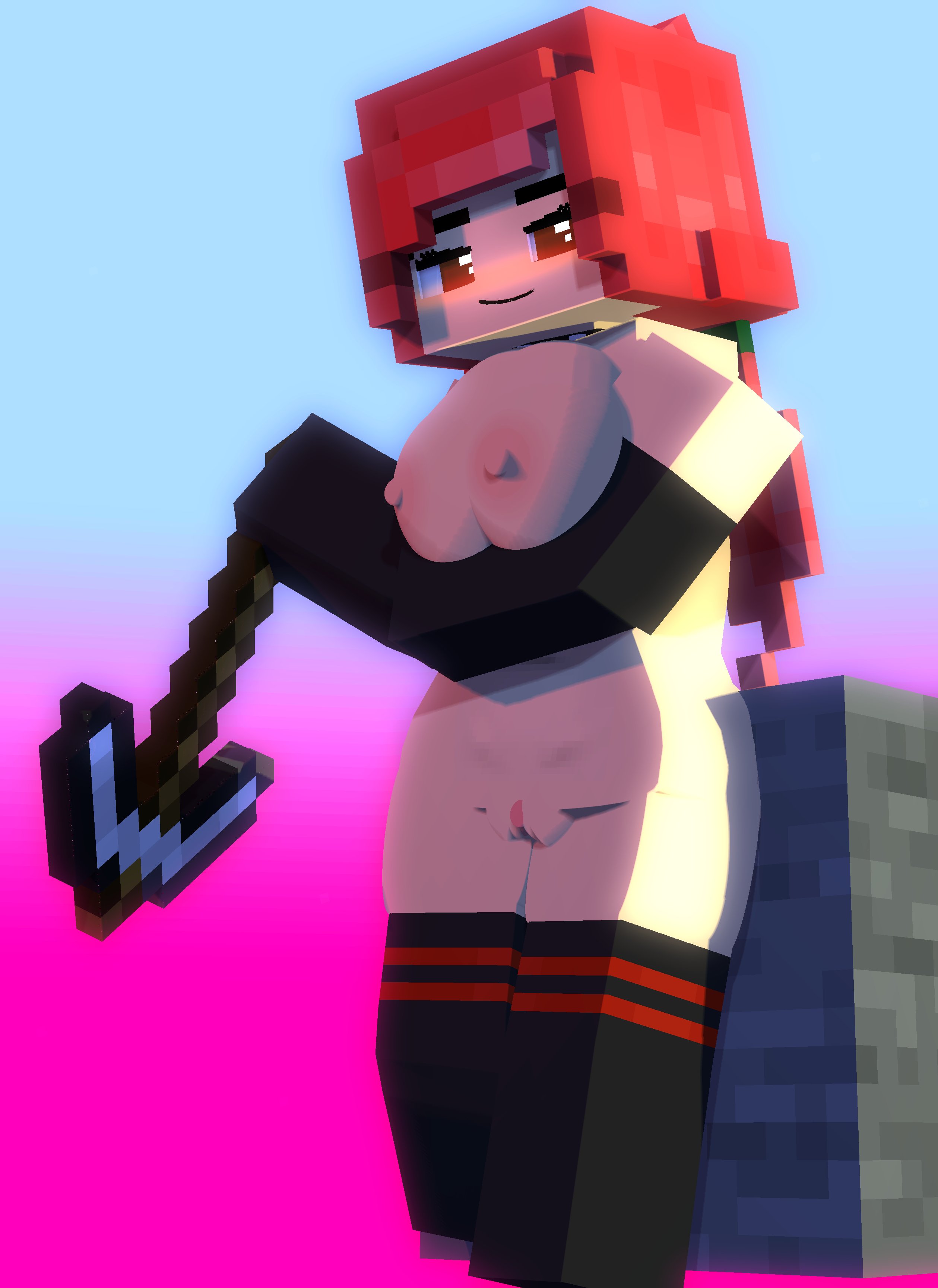 Minecraft feet action