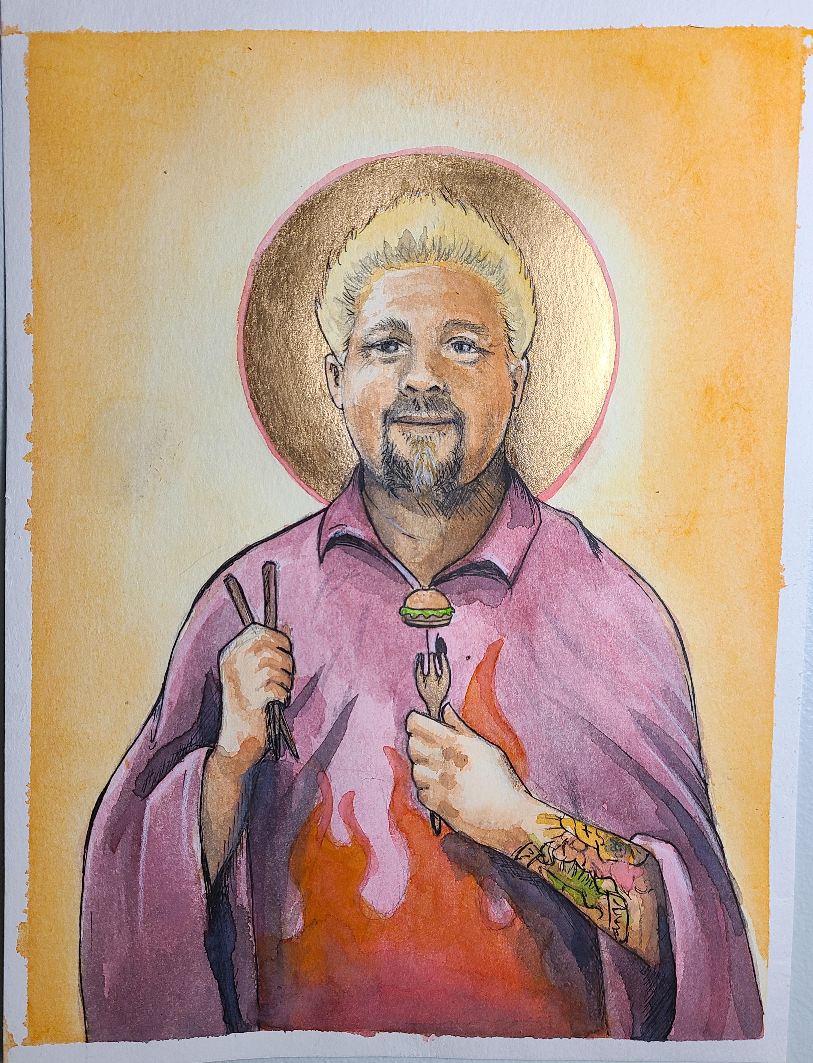 Saint Guy of Flavortown Patron Saint of Diners Drive-ins and Dives, me 