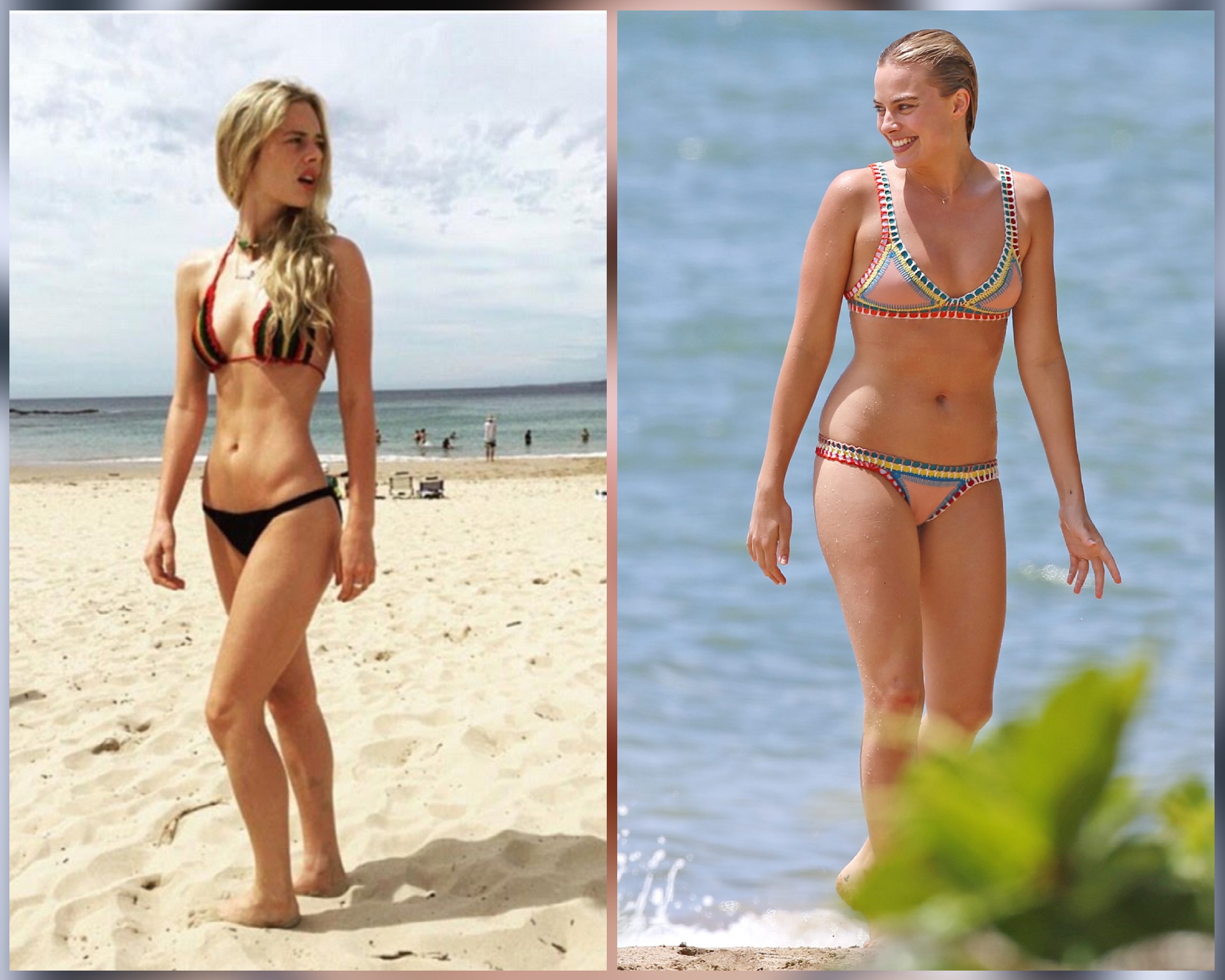 Samara Weaving Vs Margot Robbie Scrolller