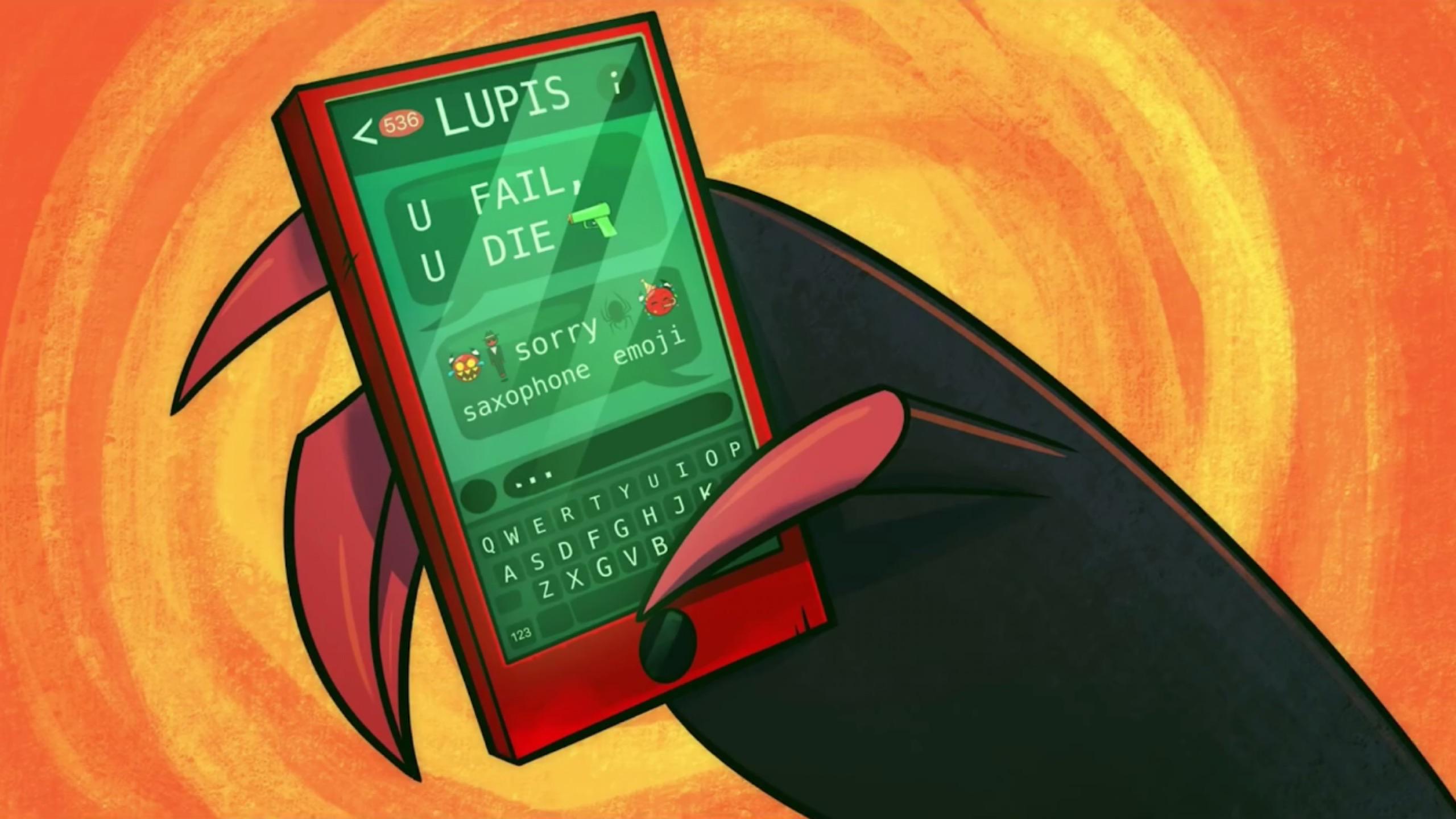 saxophone emoji Scrolller