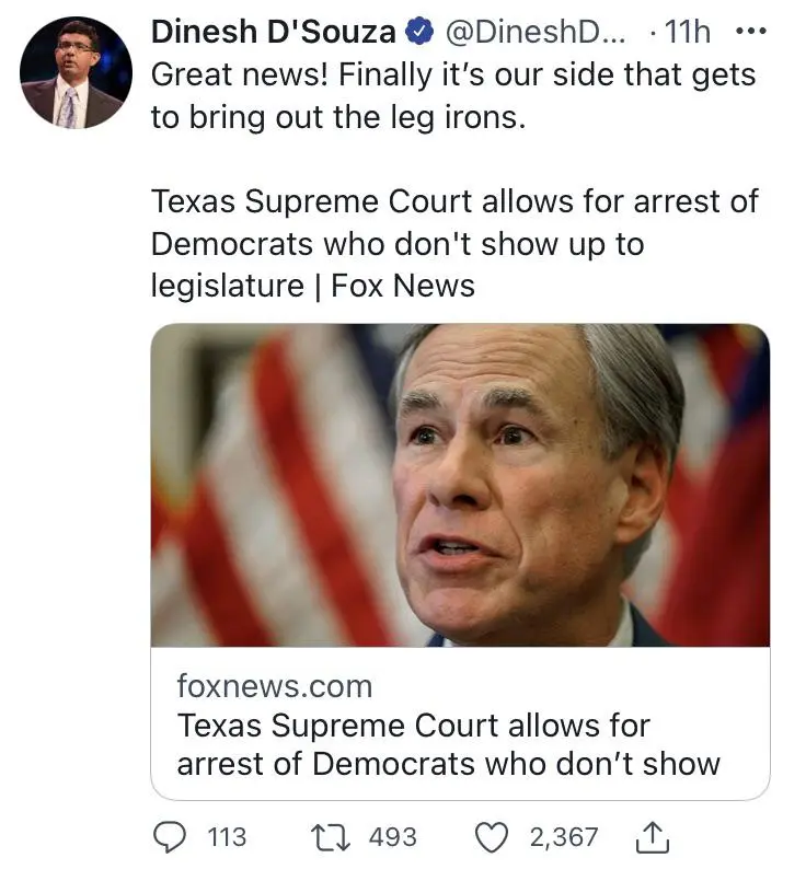 Says the convicted felon who stole $20,000 in GOP campaign funds only to be pardoned by Trump.