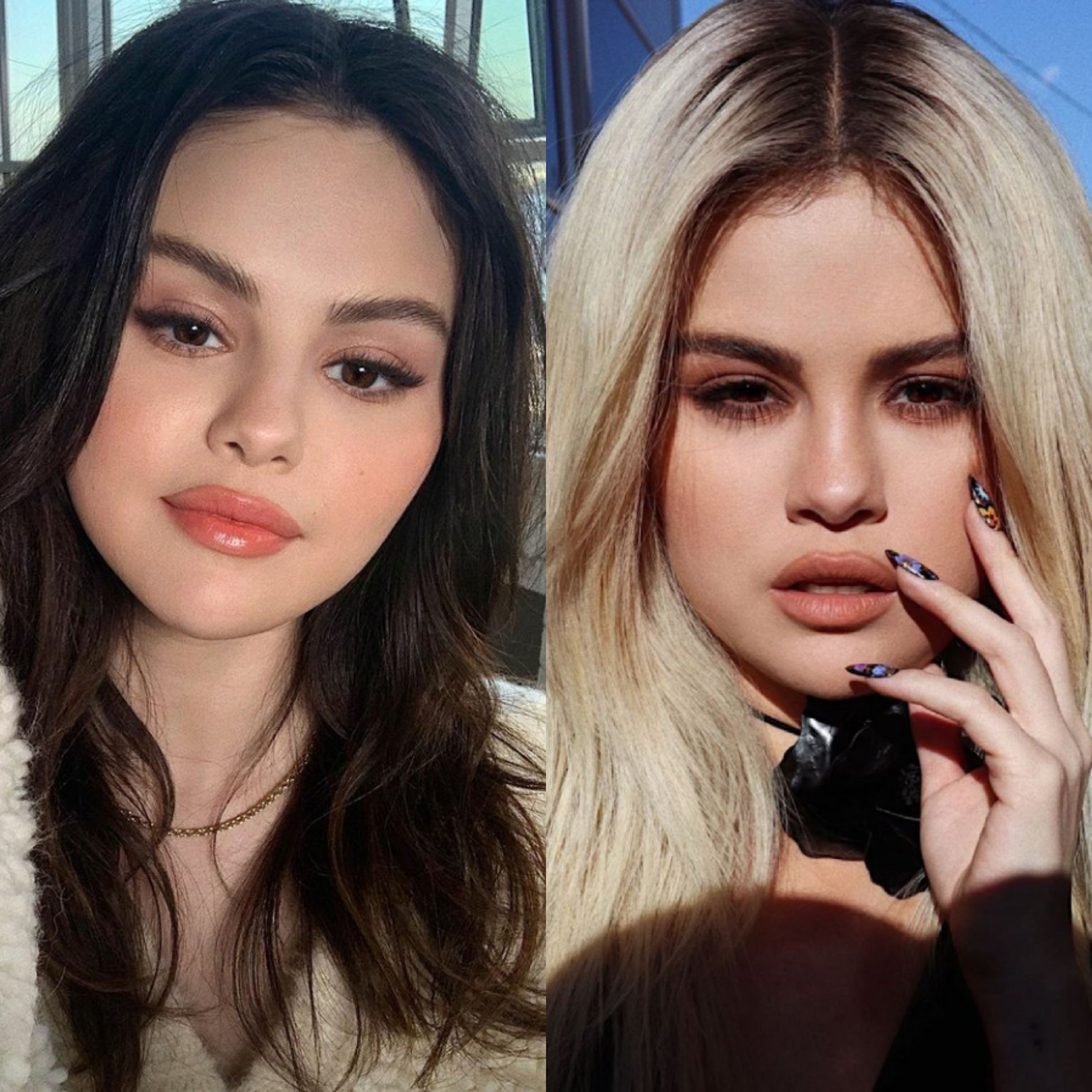 Selena Gomez hair battle: Brunette vs Blonde | Scrolller