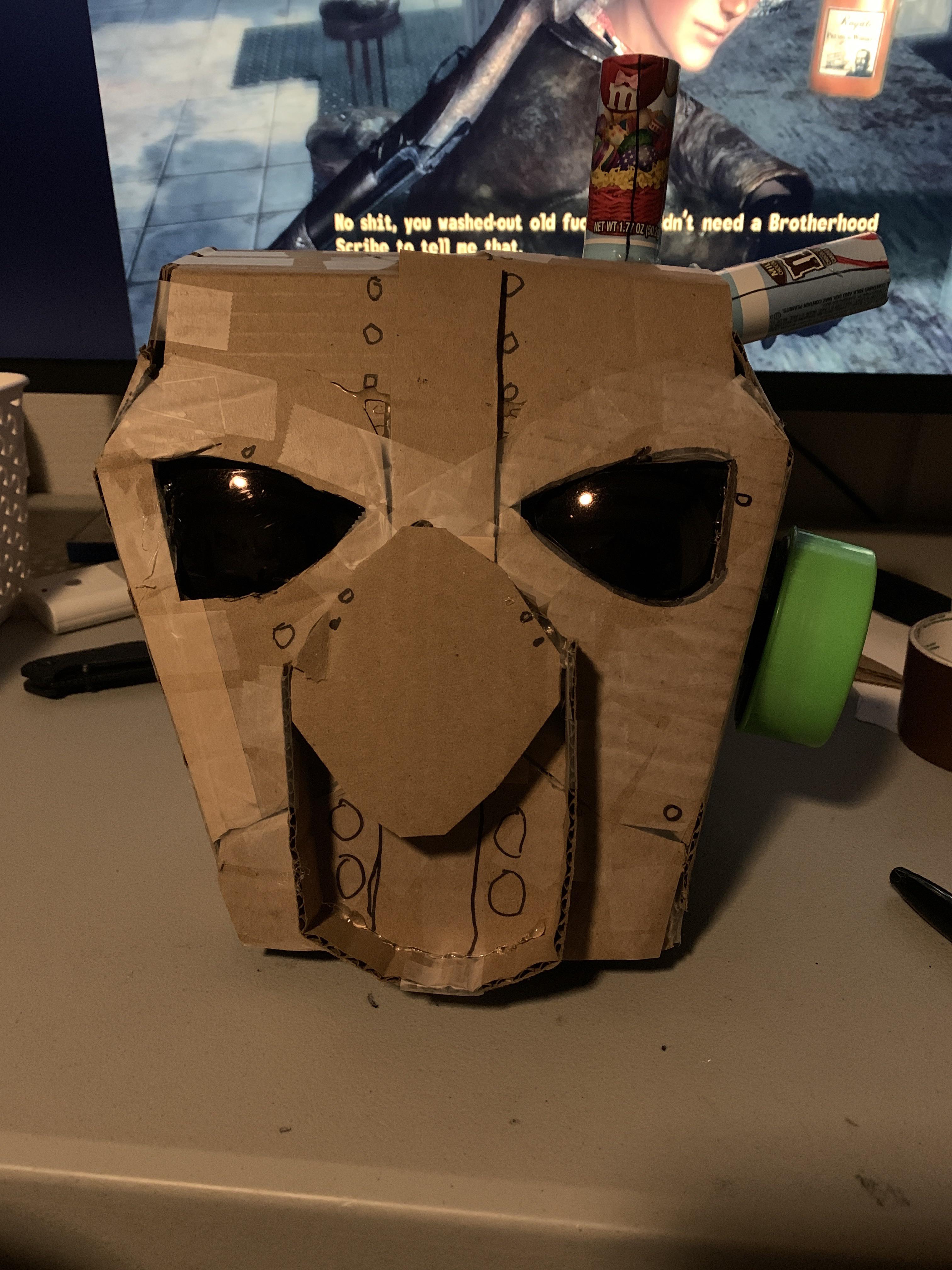  self cardboard gannon family power armor scrolller