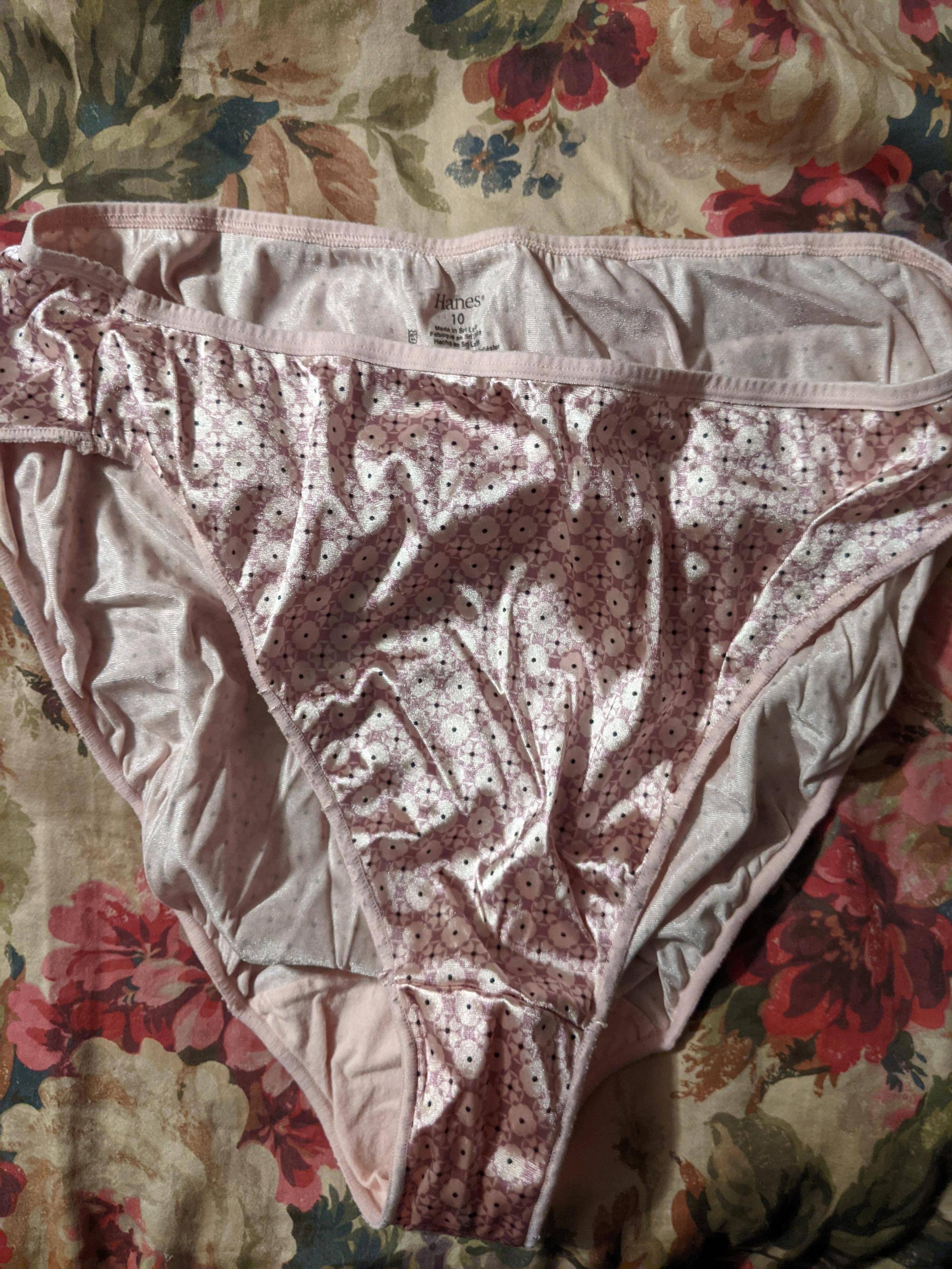 She works at dollar general and sometimes gets some Hanes panties they