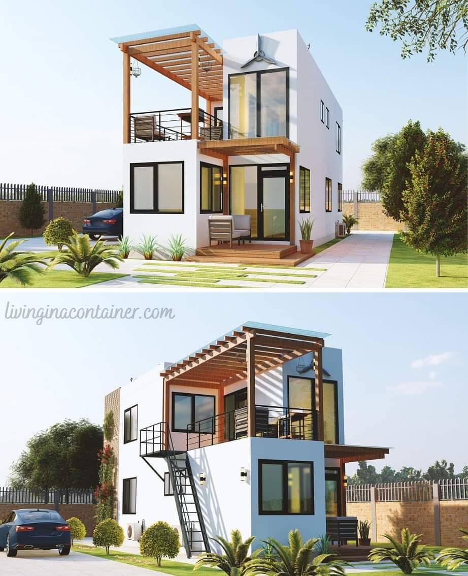 View of Shipping Container Apartment Design | Scrolller
