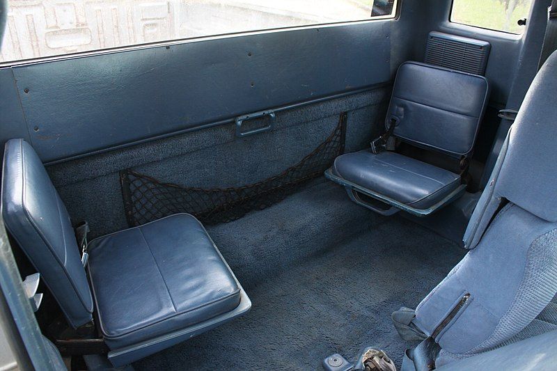 Ford Ranger Rear Jump Seats Side-facing jumpseats in the extended cab of old Ford Rangers | Scrolller