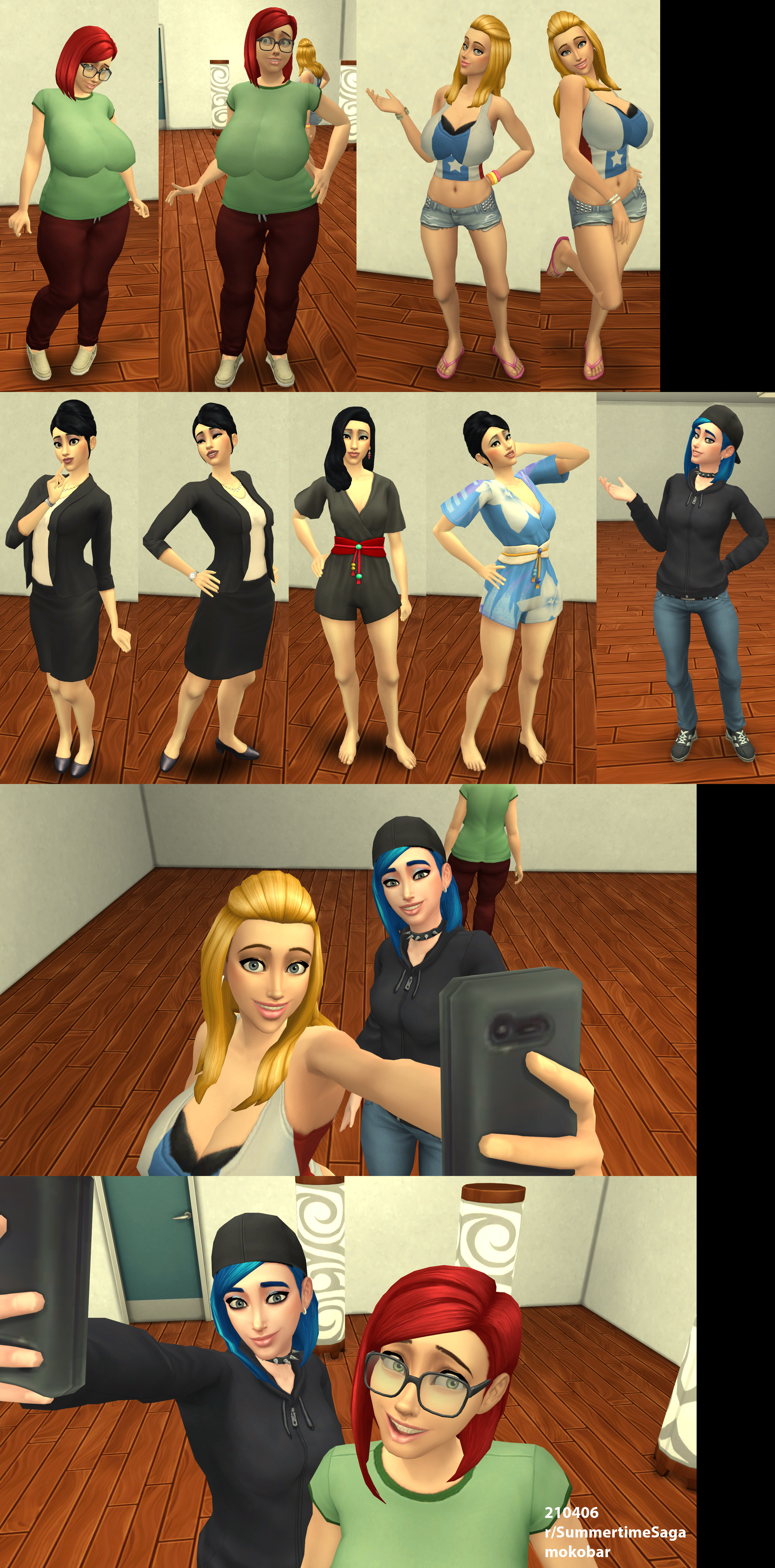 Sims 4: Judith, Roxxy, Liu. Probably last post. | Scrolller