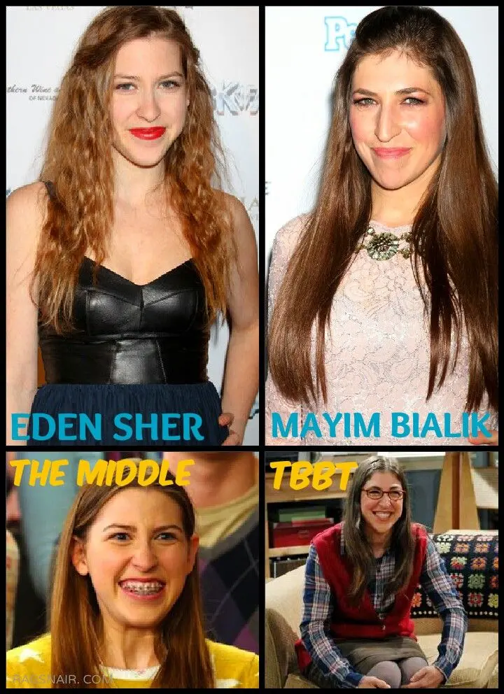Sistas from anotha mothah? - Eden Sher and Mayim Bialik.