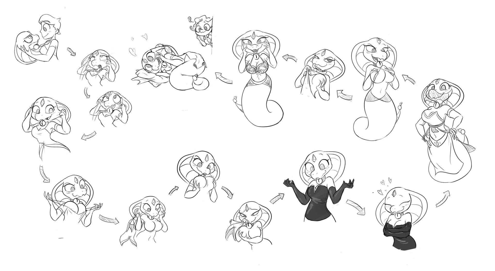 Snake Girl Skinsuit Sequel By Poompkin Scrolller