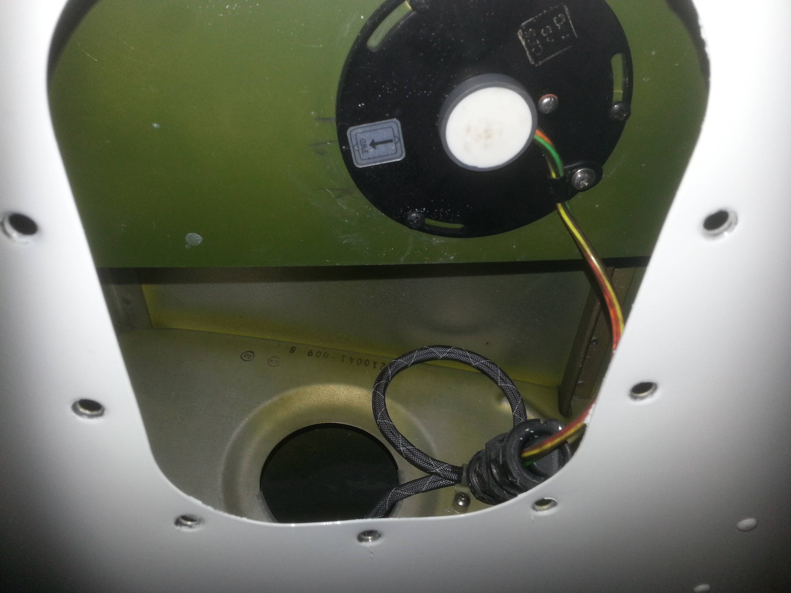 Someone installed this flux gate upside down. Scrolller