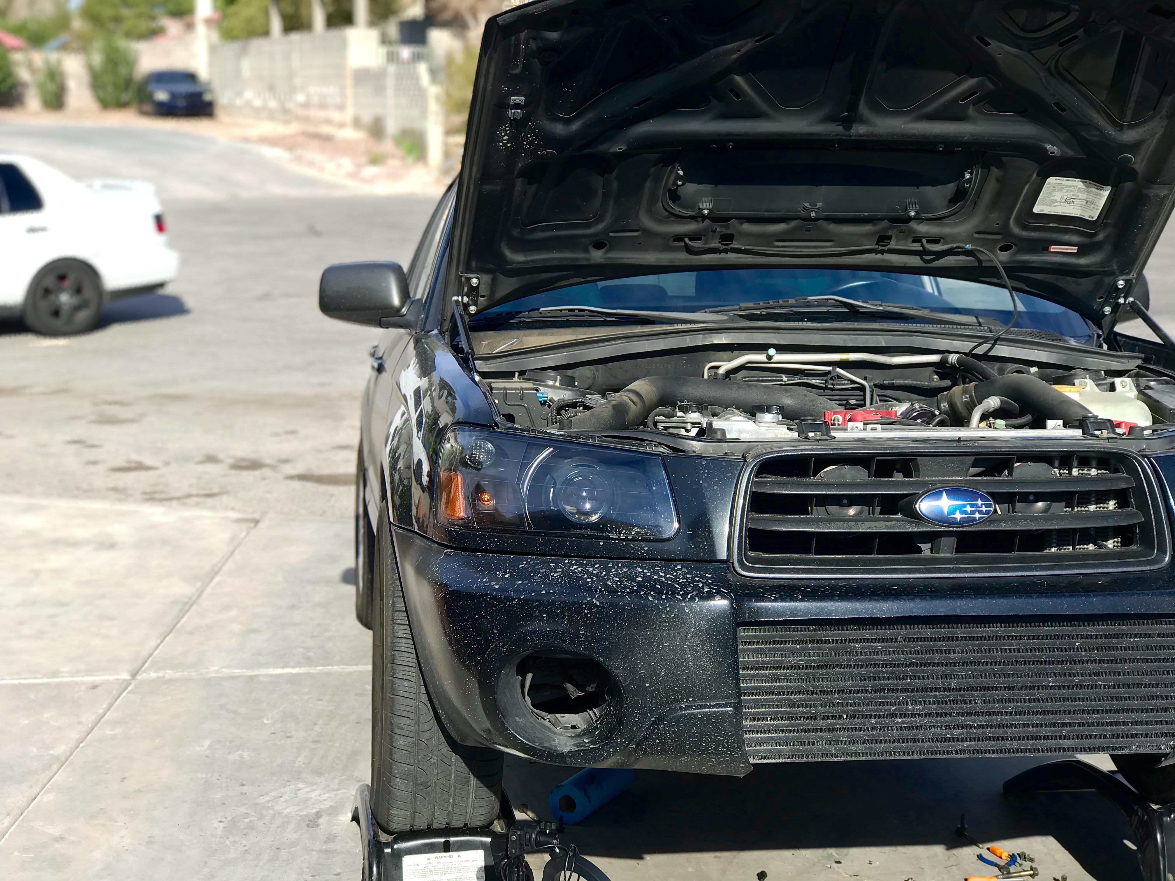 Sti Swapped Forester Installing Mm Sway Bars For The Front And Rear And New Bushings From