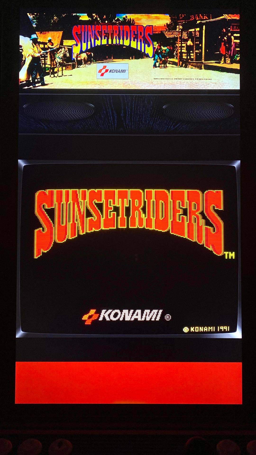 R6 Sunset Rider Sunset riders vertical artwork that I created to use with my Alphacade ...