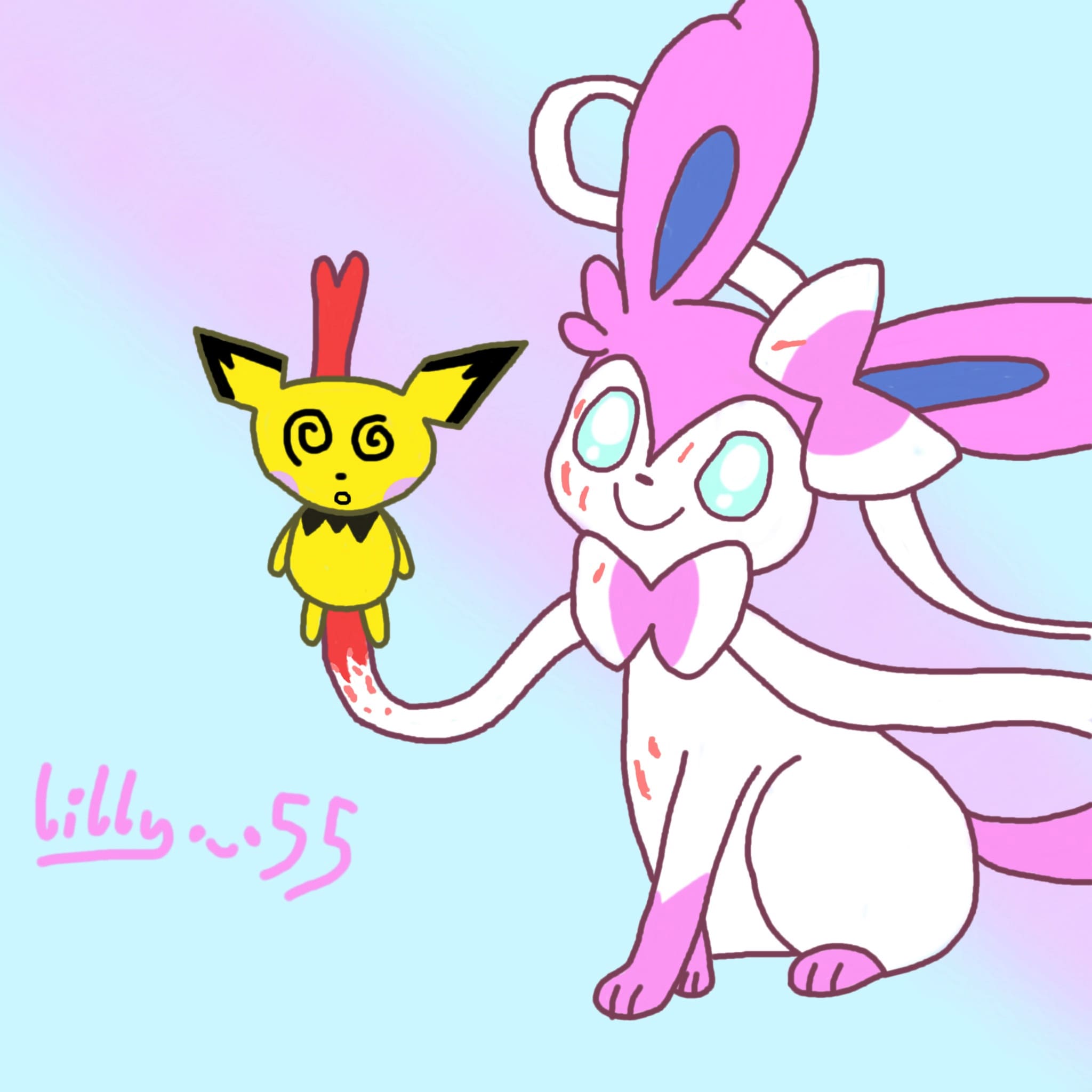 Sylveon I drew (: | Scrolller