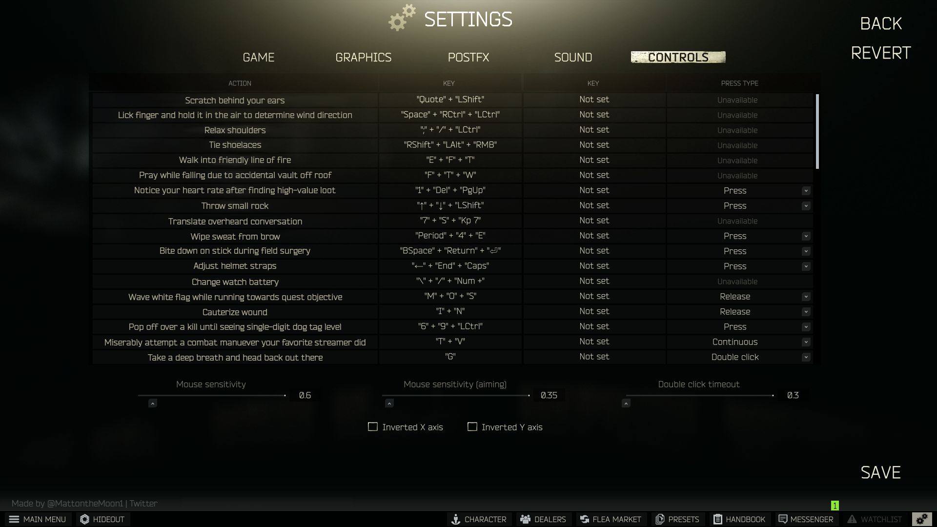 Tarkov controls be like... Scrolller