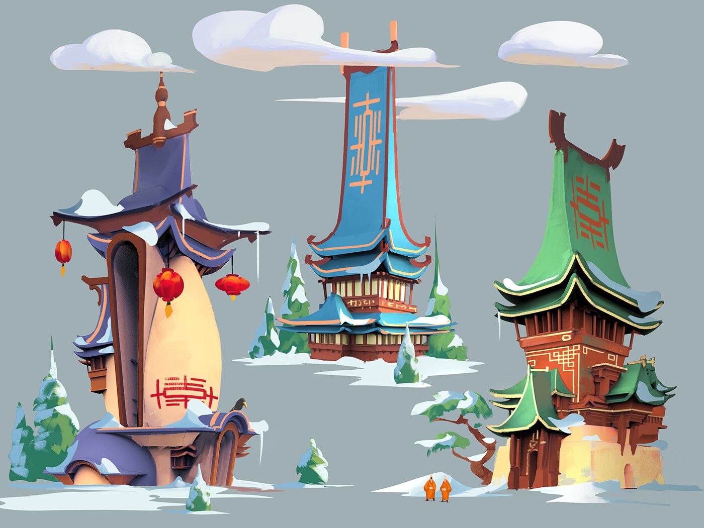 Temples of Far East by Sebastian Luca Scrolller Temples of Far East by Sebastian Luca Scrolller