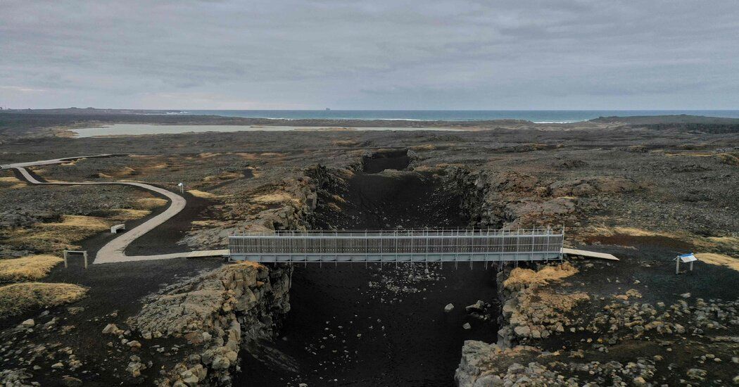 The Bridge Between Continents A Footbridge Linking The Eurasian And North American Tectonic