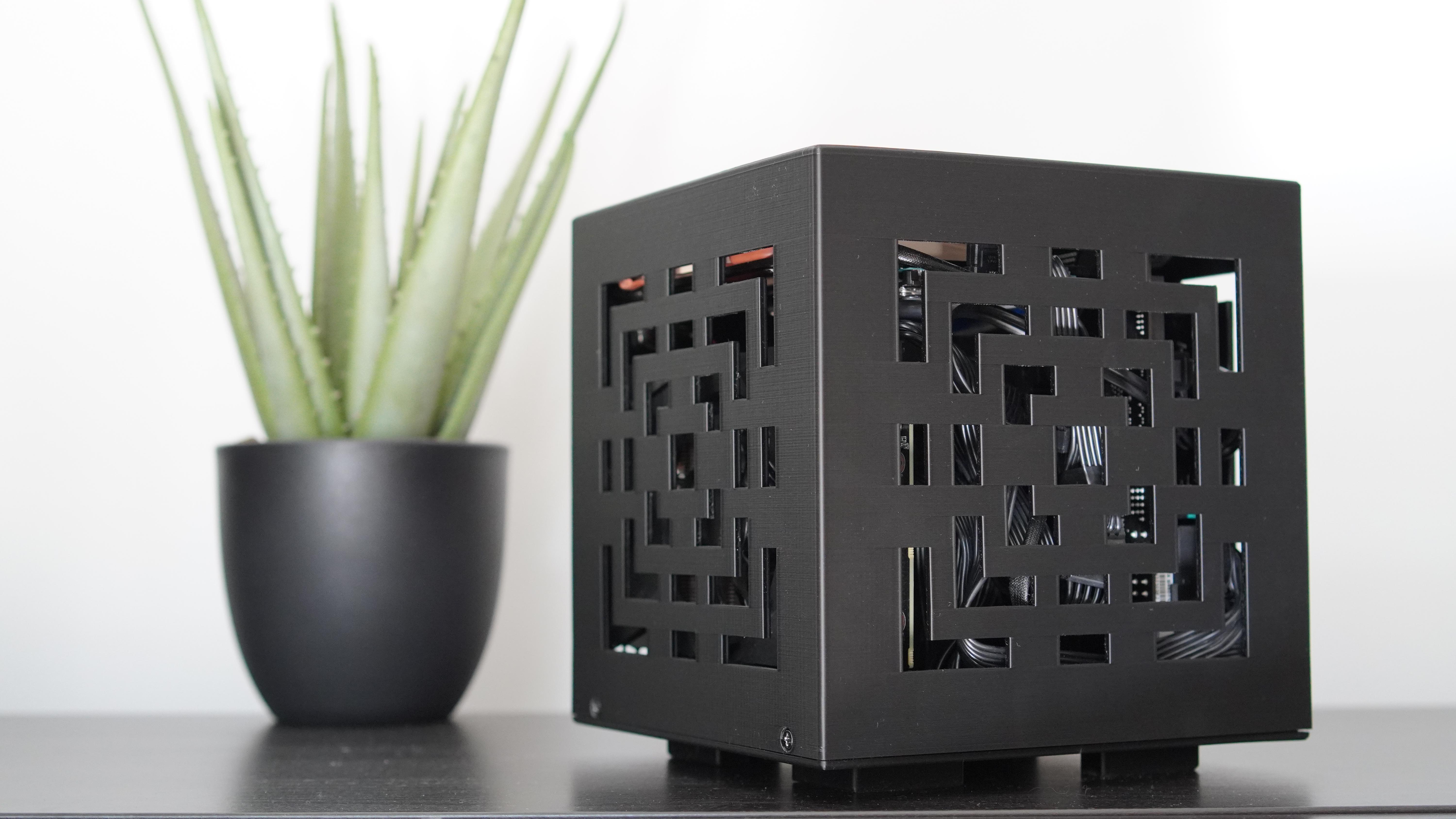 THE CUBE - A custom 3D Printable ITX Case (Details in comment below ...