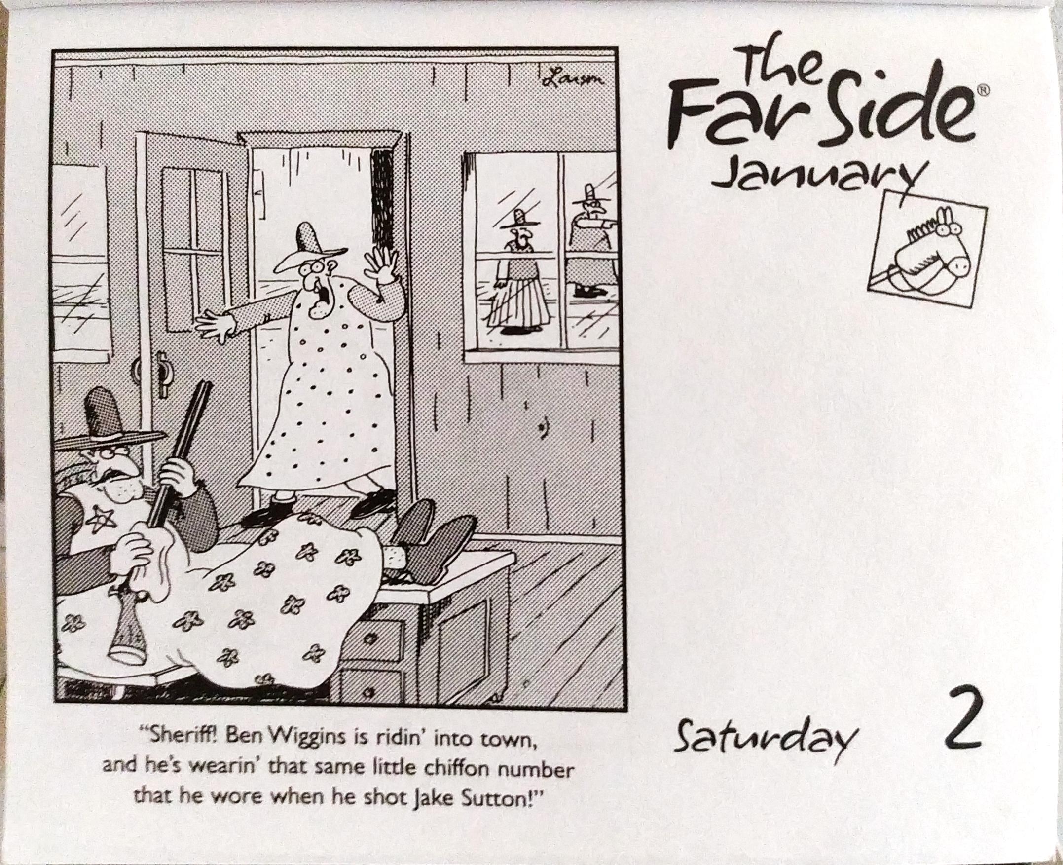 The Far Side Calendar January 2nd 2021 Scrolller