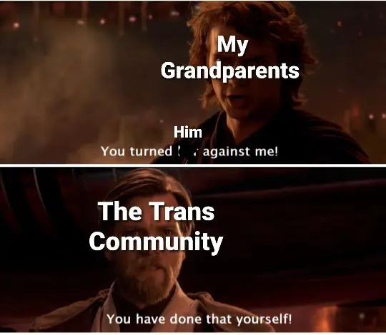 The misgendering feels relevant