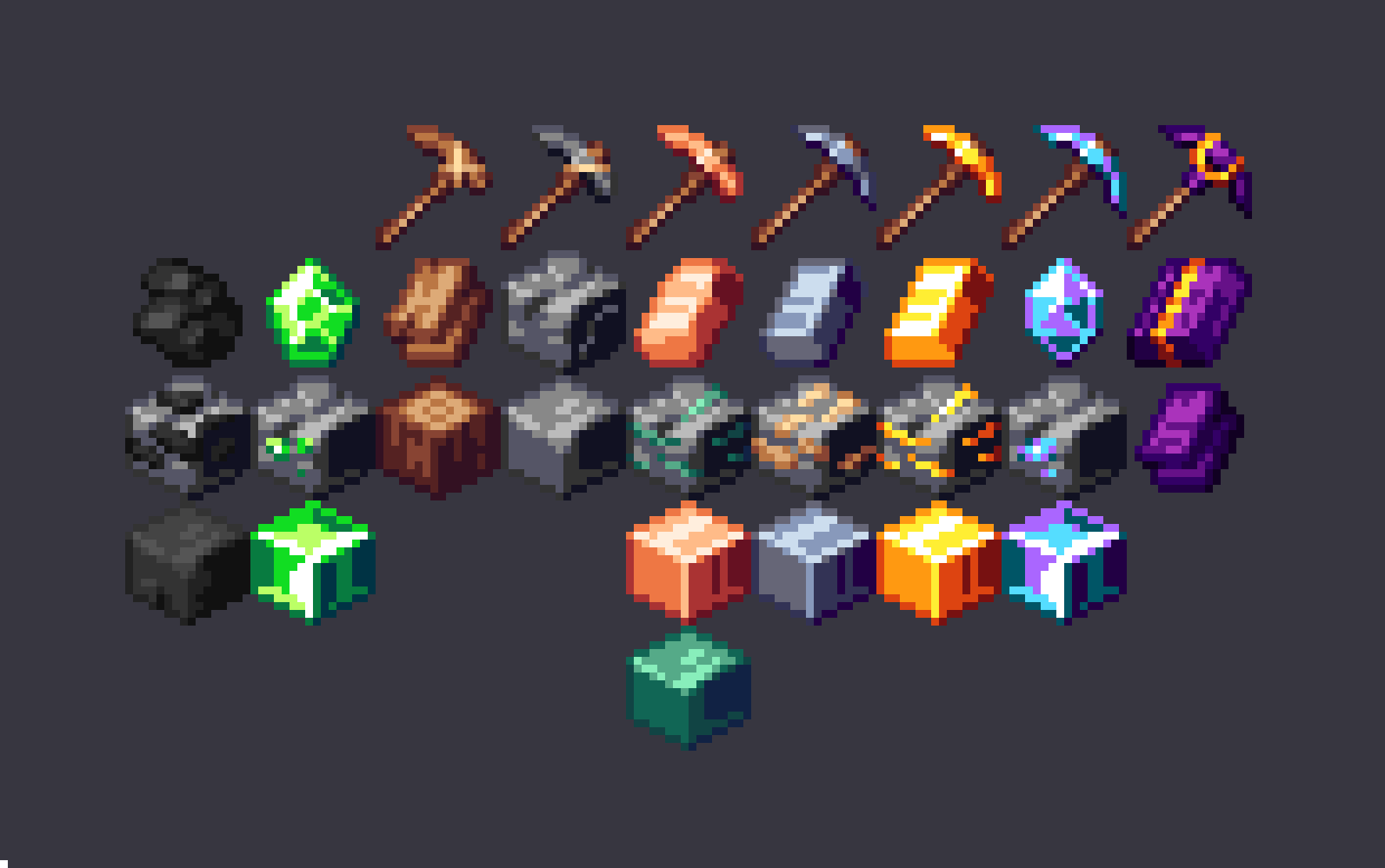 Thinking about item sprites for blocks... (Cube7) | Scrolller