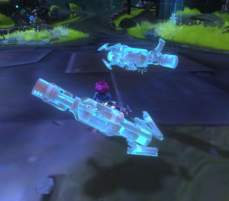 This is what happens when an esper equipped with a costume heavy gun