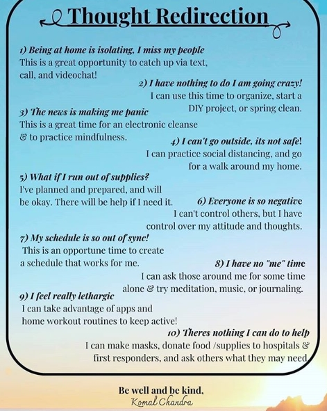 Thought Redirection During A Pandemic | Scrolller