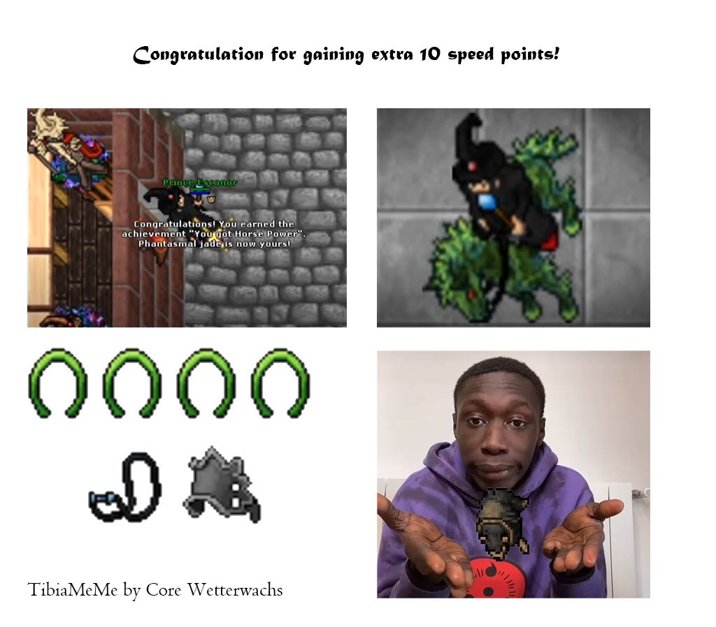[TibiaMeMe] Mount and Speed. | Scrolller