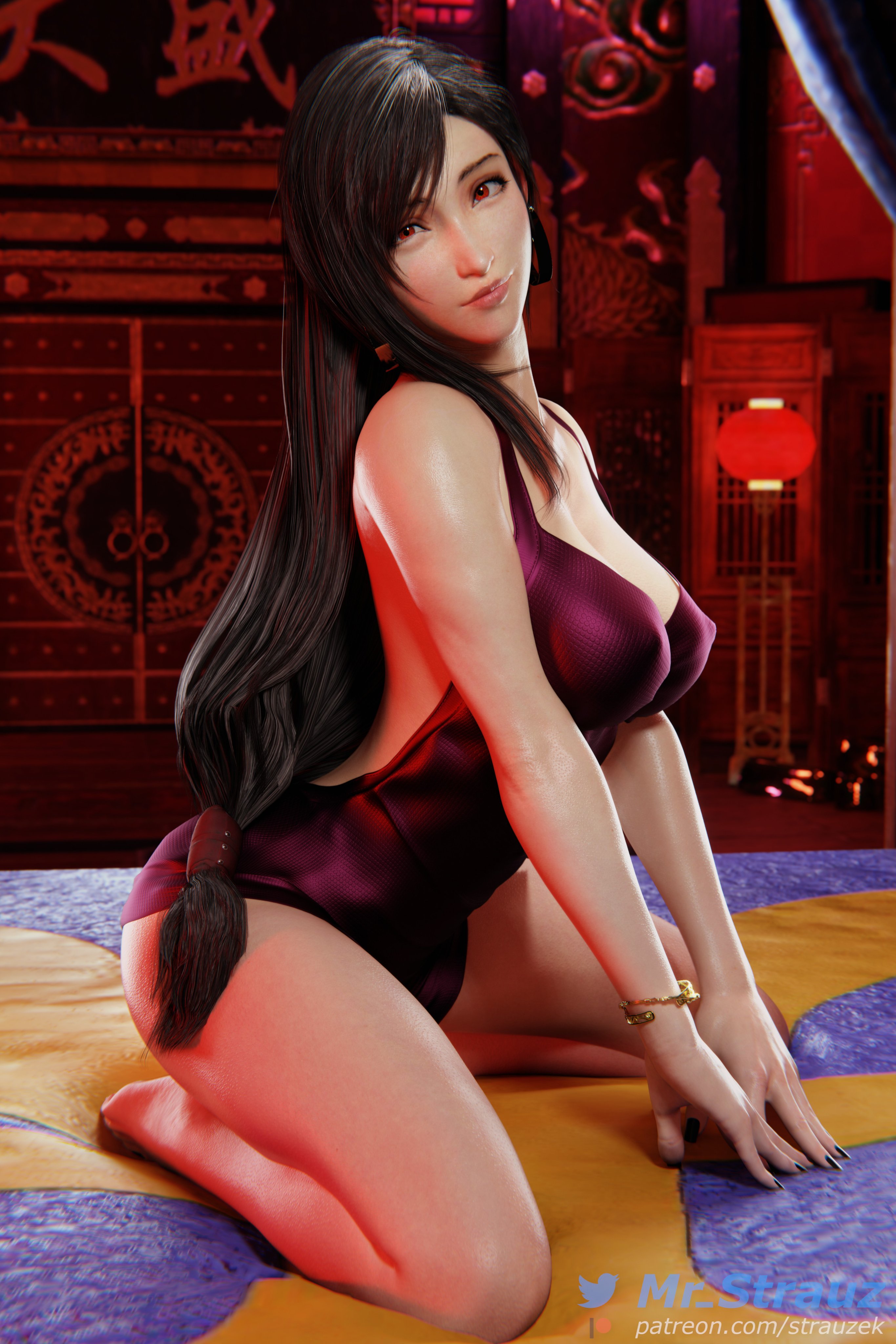 Tifa, (Strauzek) Final Fantasy Scrolller.