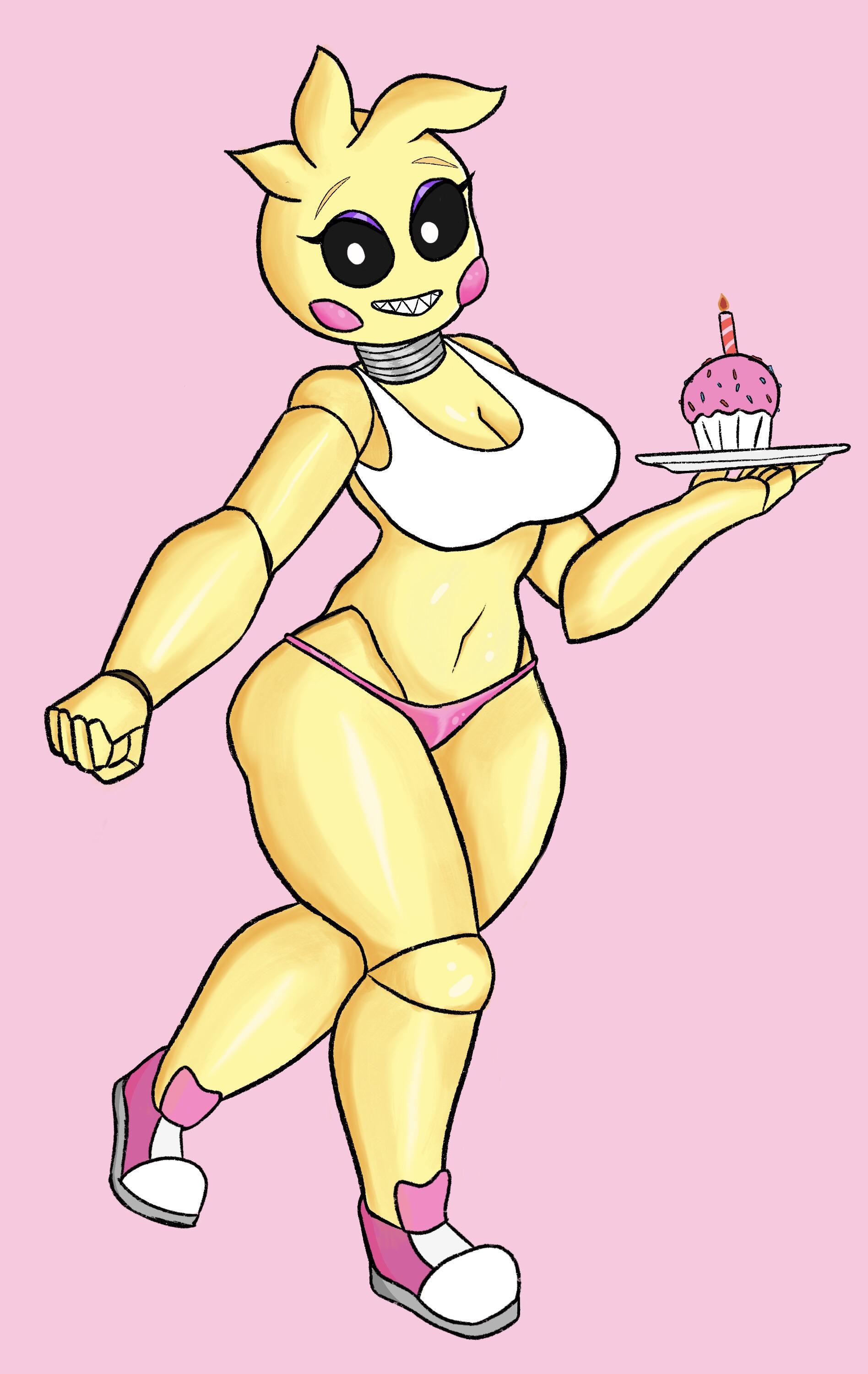 Toy chica, art by me scrolller