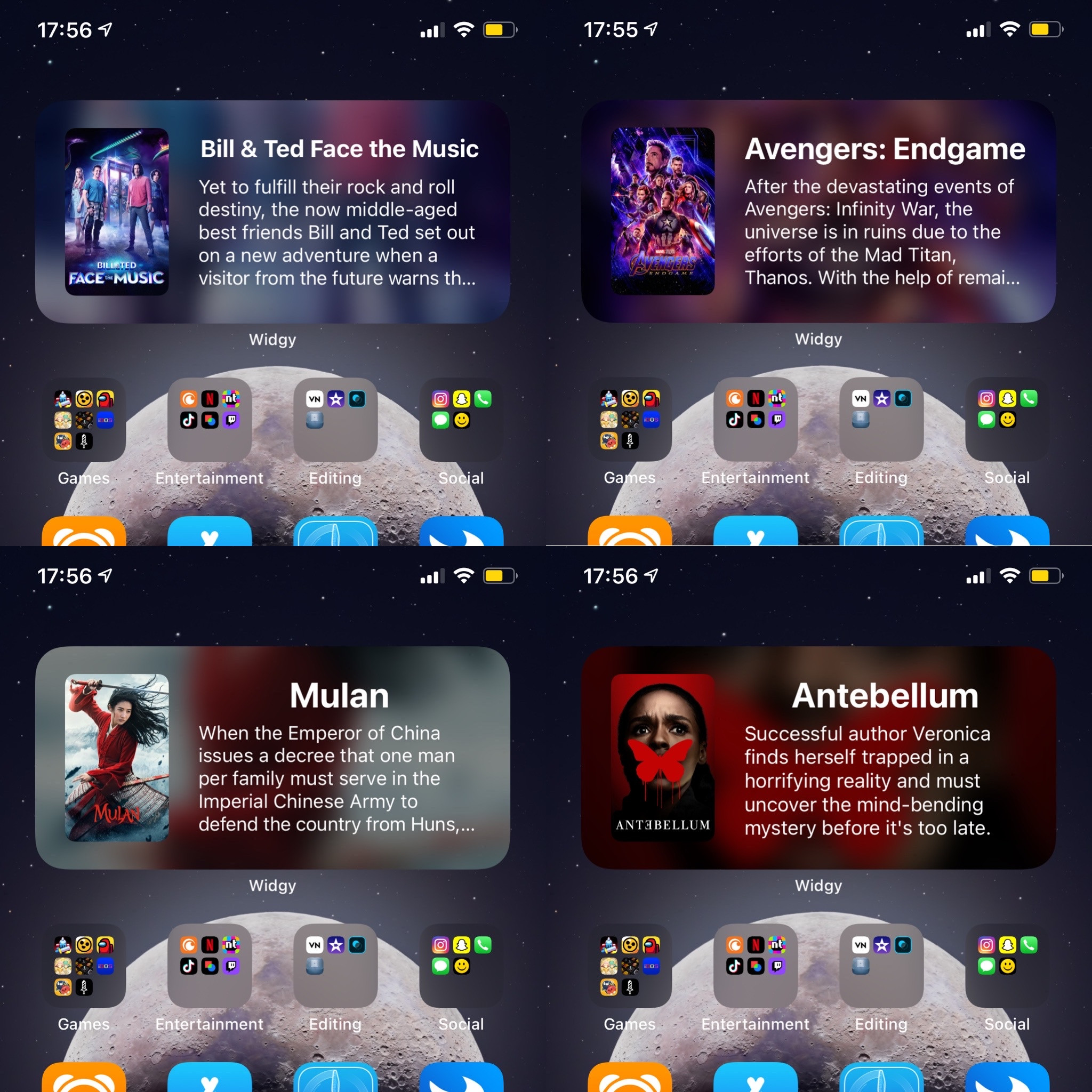 Trending movie widget I made! | Scrolller