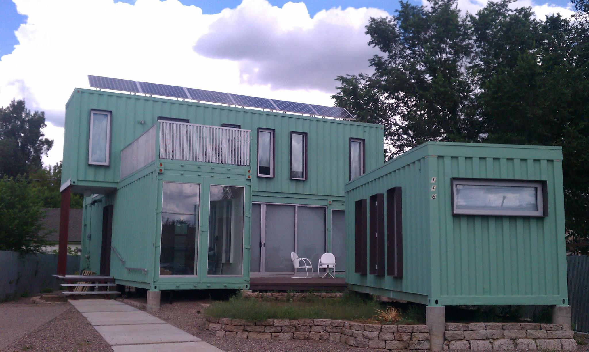 Twostory 2000 sqft Shipping Container Home, Arizona Scrolller