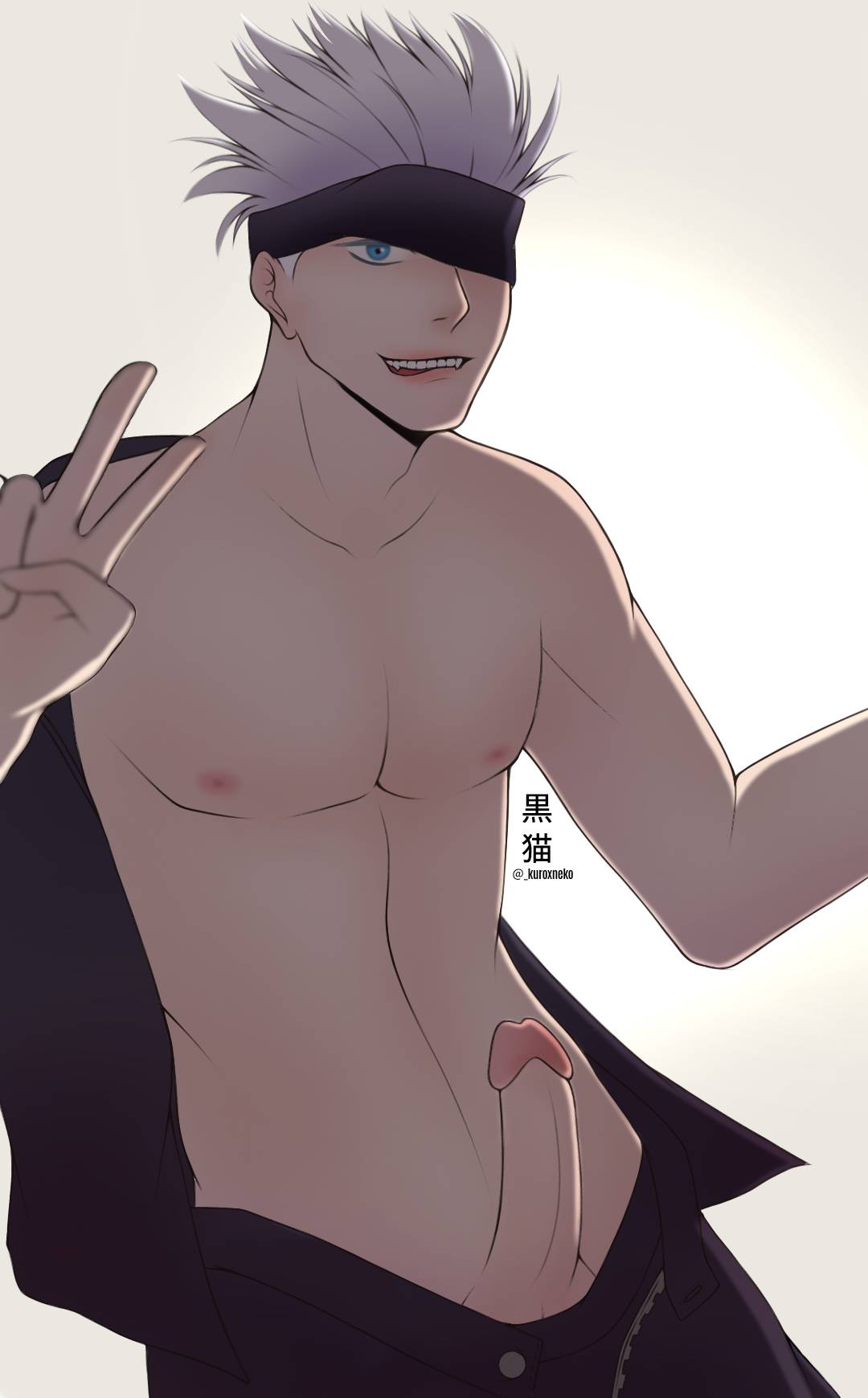 Gojo Satoru fanart (by me) Scrolller.