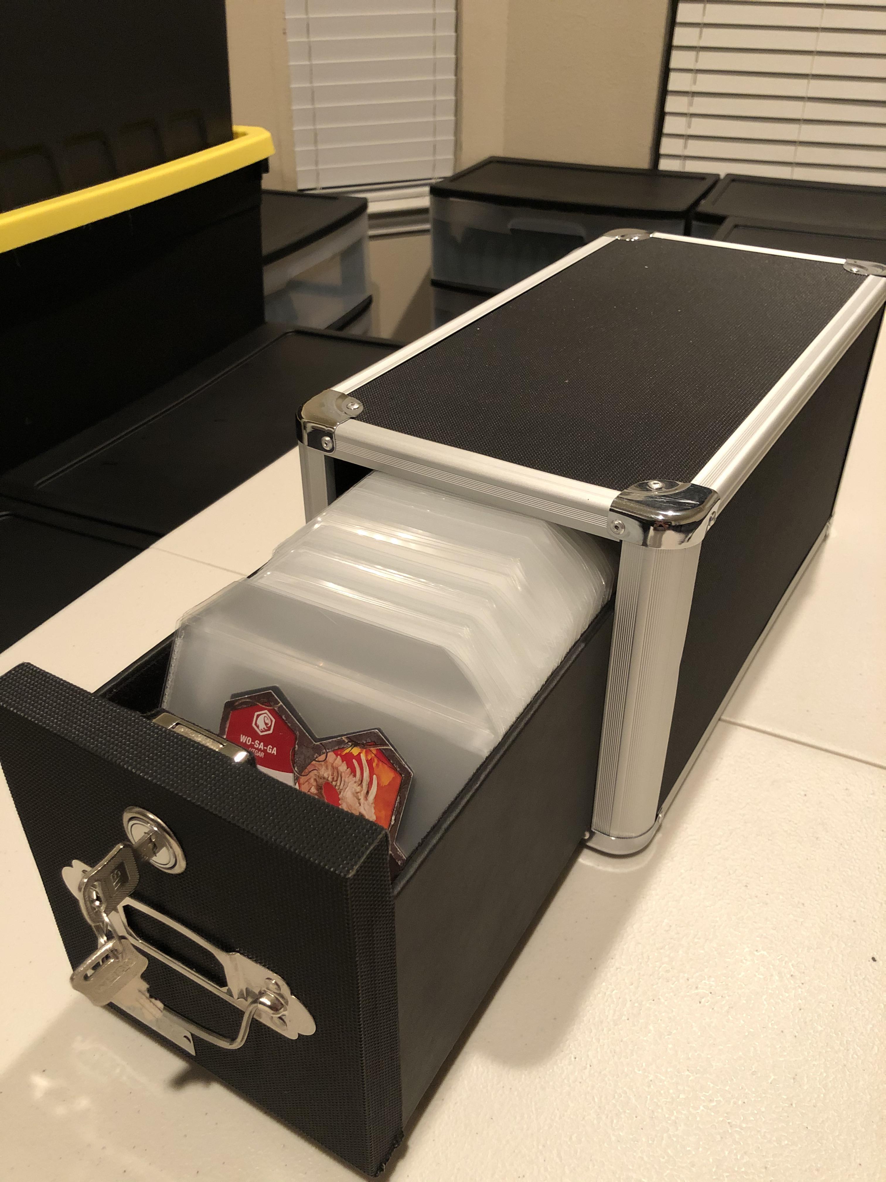 Vaultz makes a really cool CD storage drawer that fits clear sleeve ...