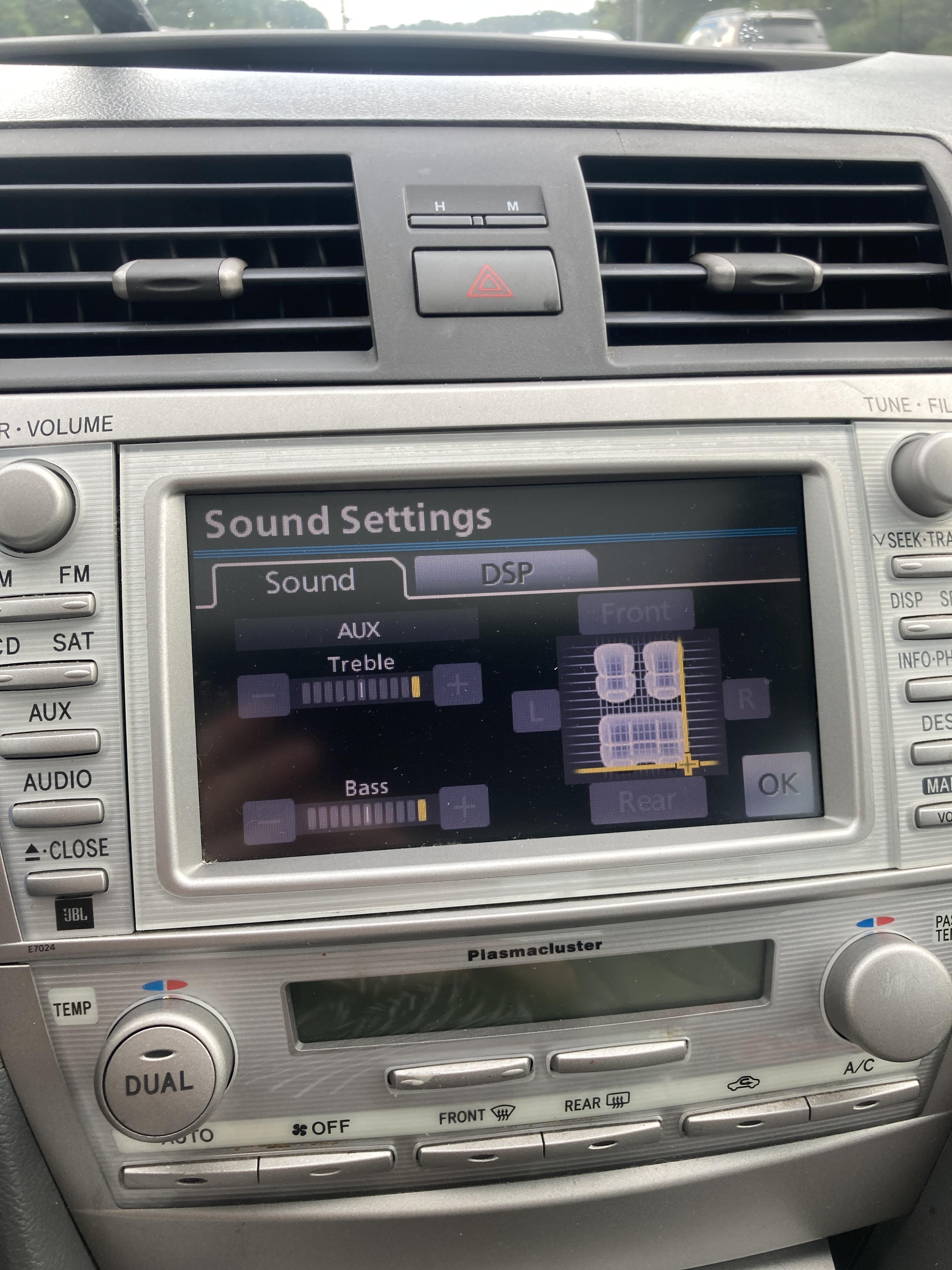 Volume buttons and knobs not working, and these were not the settings I