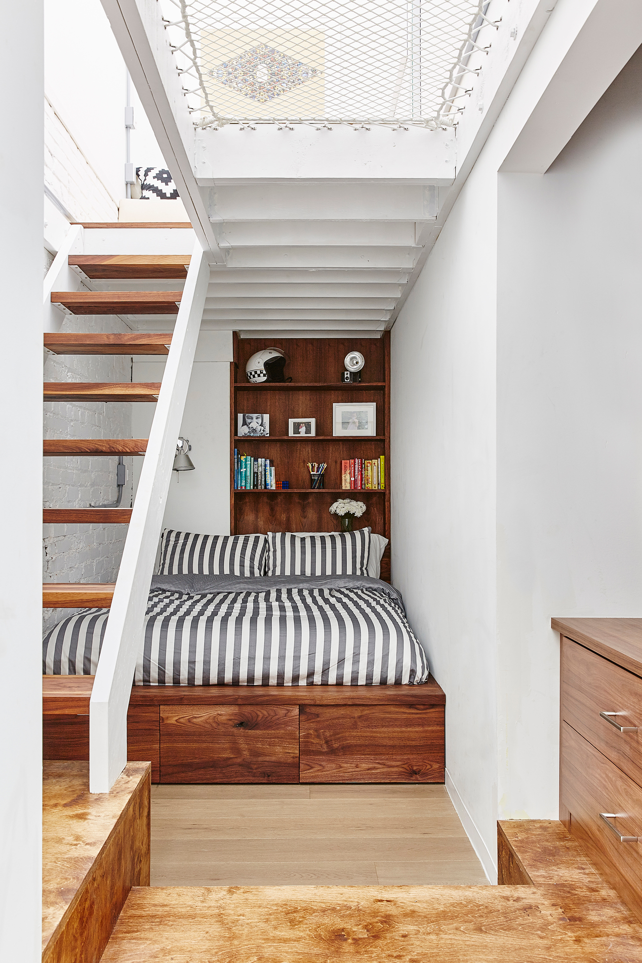 Walk-in closet transformed into a loft bedroom - Toronto Ontario Canada ...