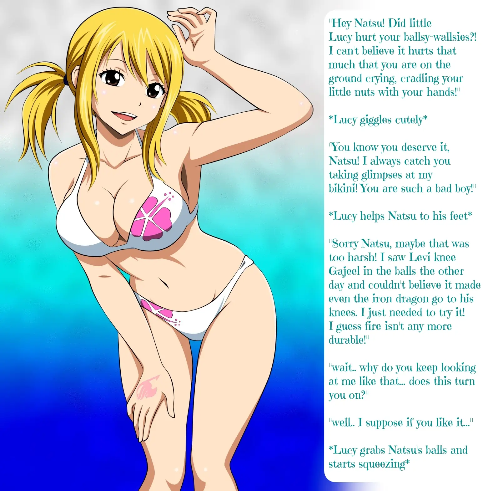 We are creating ballbusting art and stories! Find us at https://www.instagram.com/ballbusting.art/