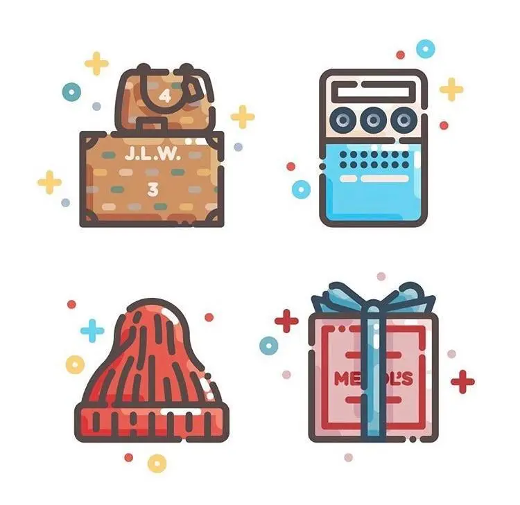 Wes Anderson Vector Icons by @gordon.co | Scrolller