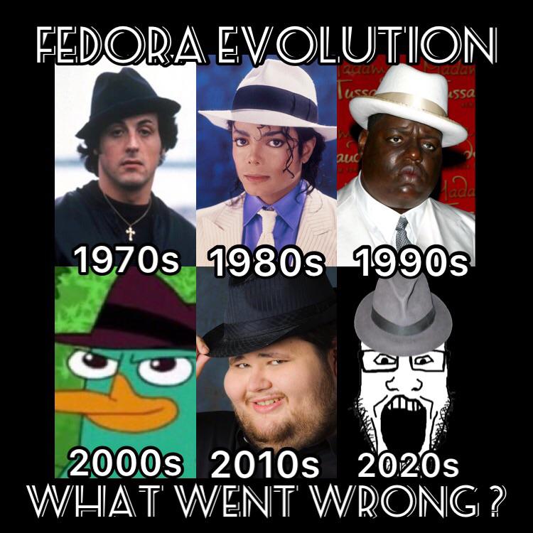 What happened to fedoras? Fedoras used to be cool before the 2010s