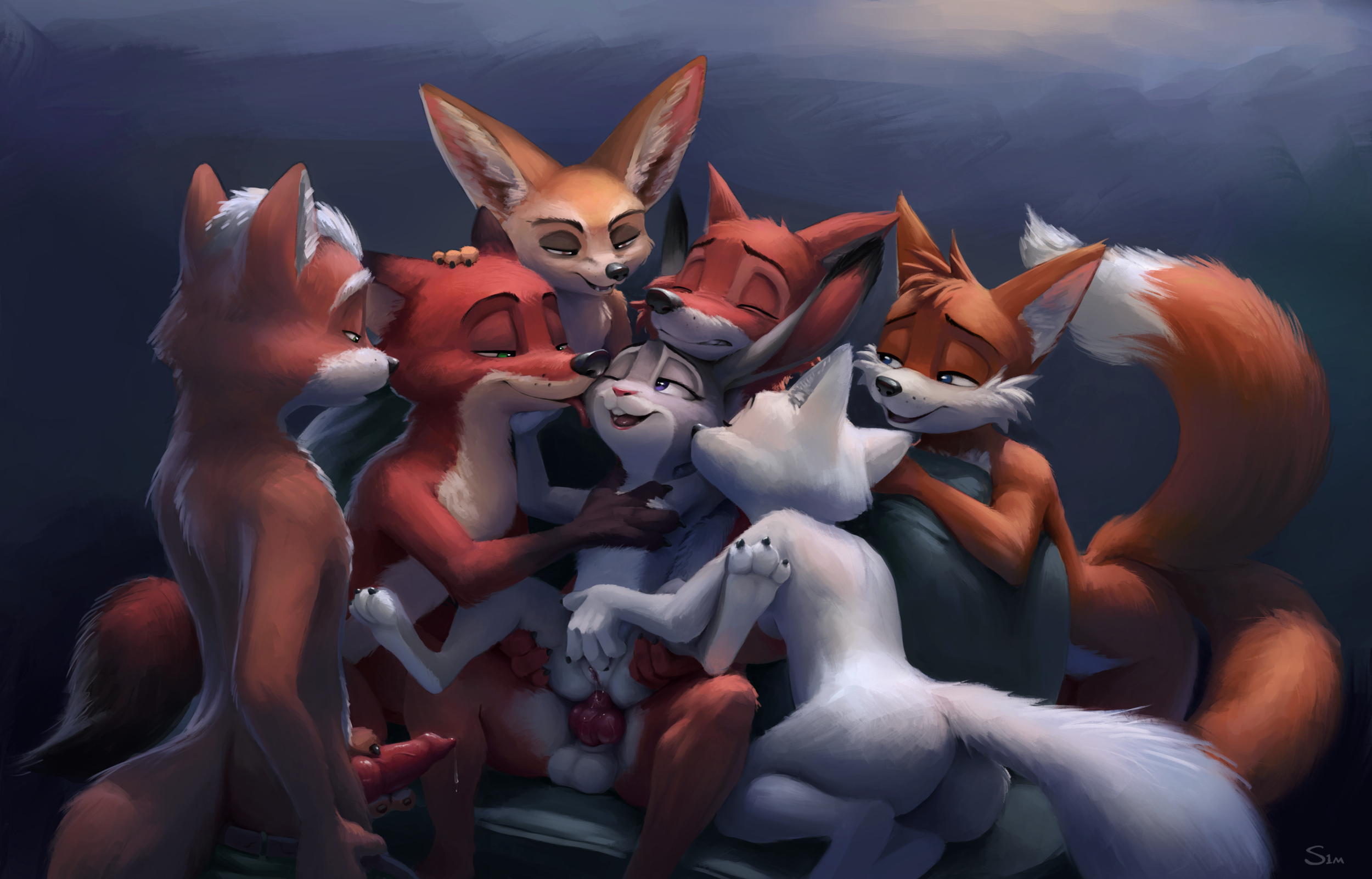 Fox harem (S1m) Scrolller.