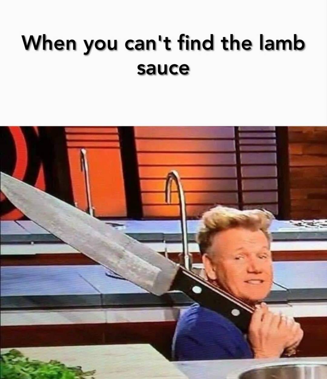 Where's the lamb SAUCE Scrolller