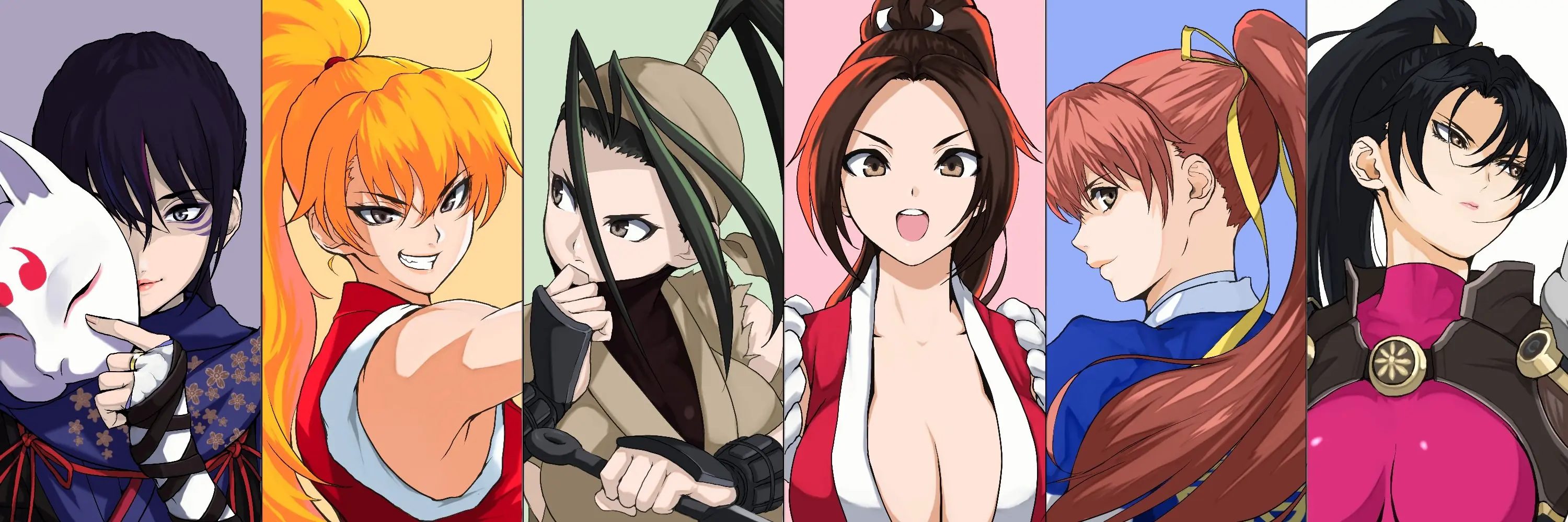 Who is your favorite fighting game kunoichi? (Art by anagumasan_)
