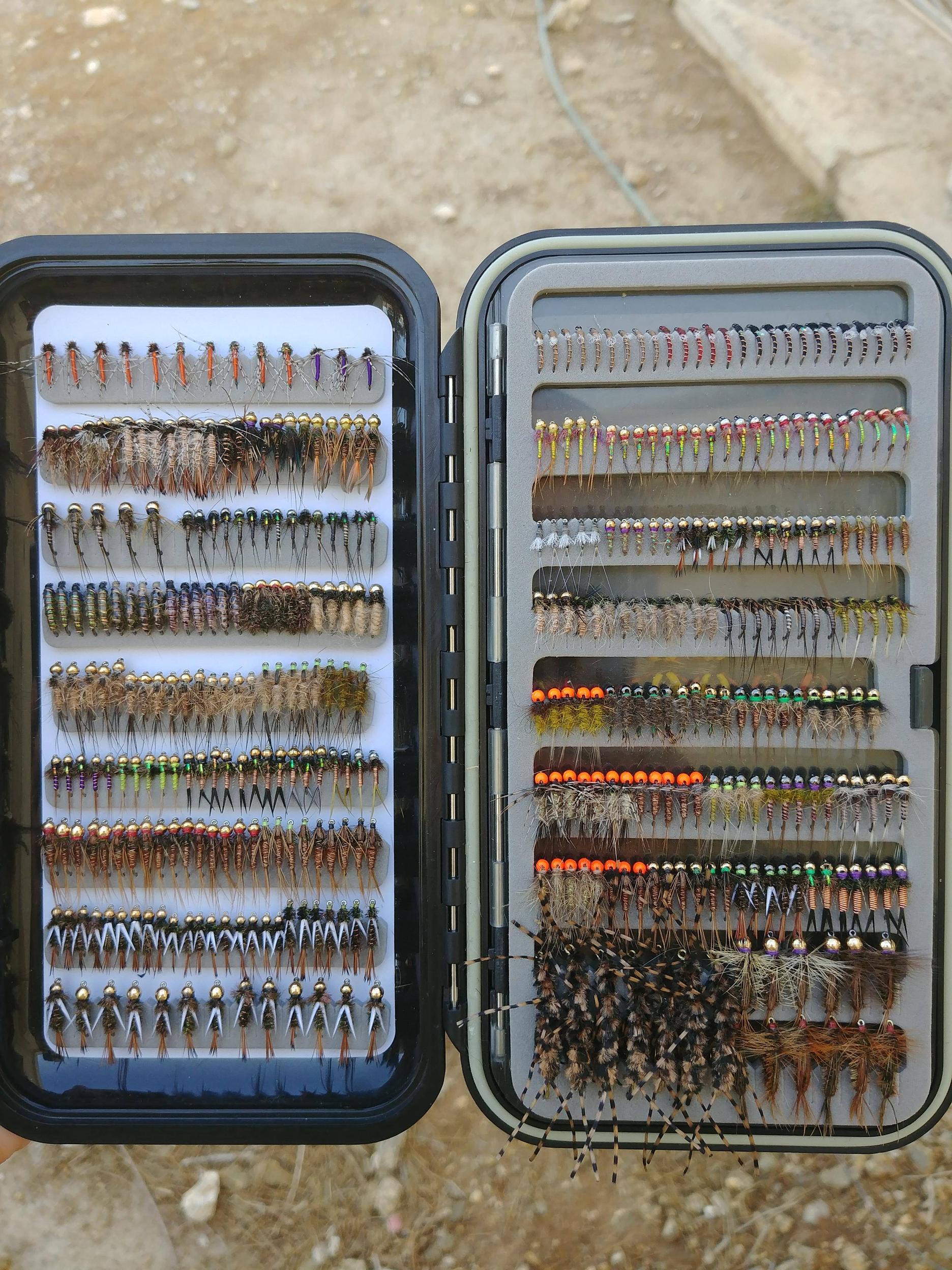 thumbnail interactive-video image 1 of 75 Mixed Winter Fly Fishing Lures – Goldhead Nymphs & Streamers, Named & Sized (Troutflies UK) 1 of 3