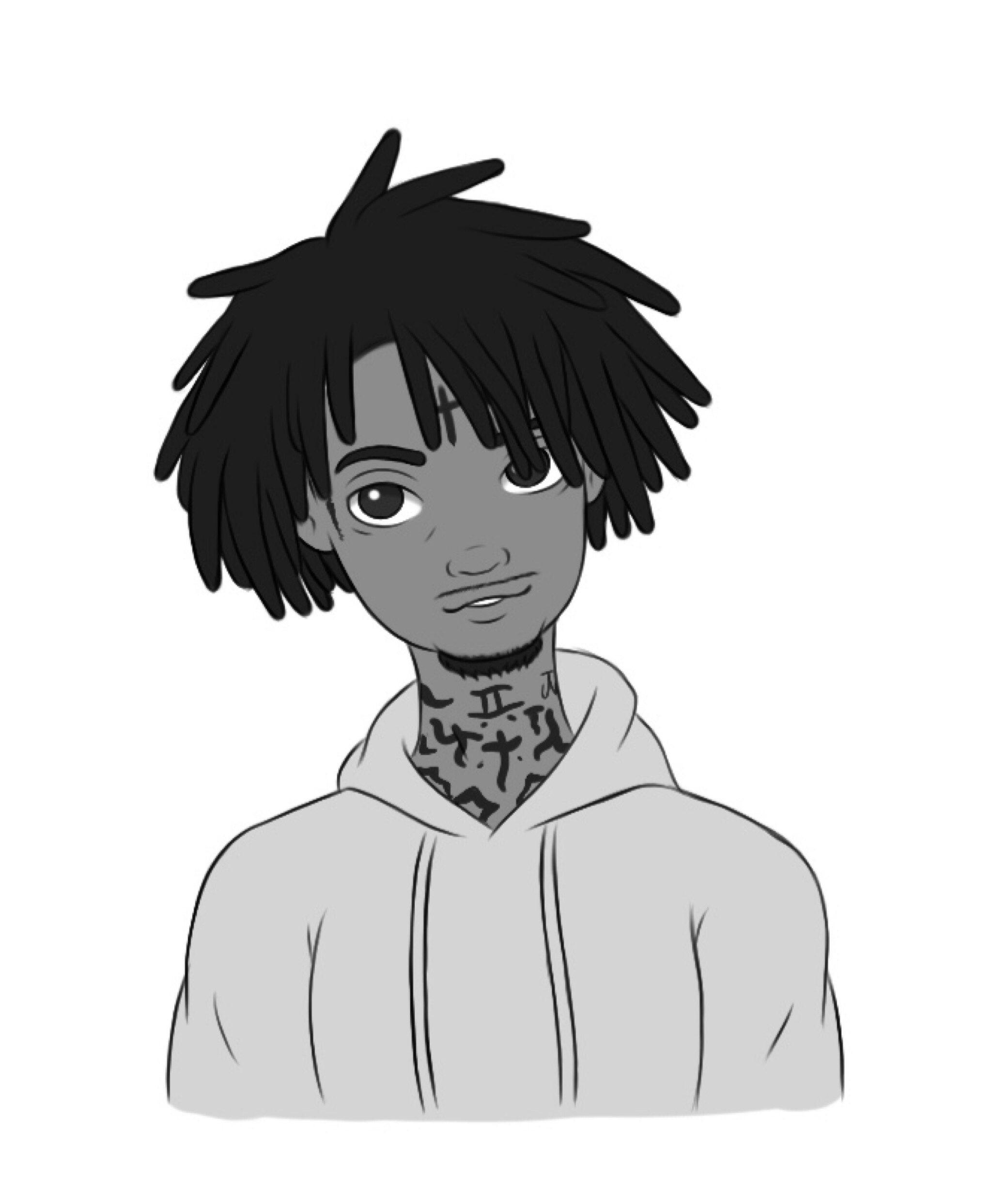 WIP of 21 savage drawing | Scrolller