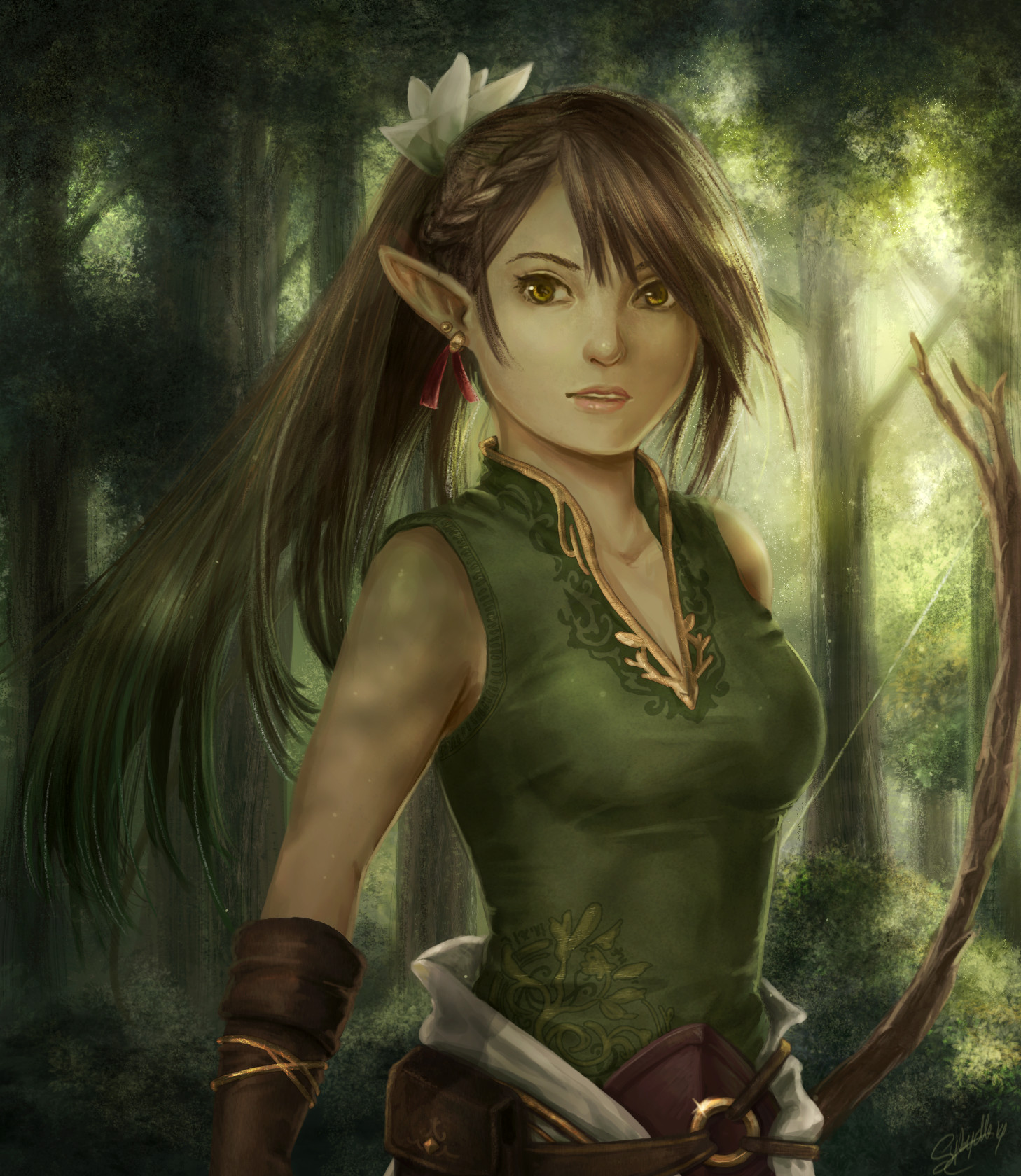 Wood Elf by Stephanie Sybydlo | Scrolller