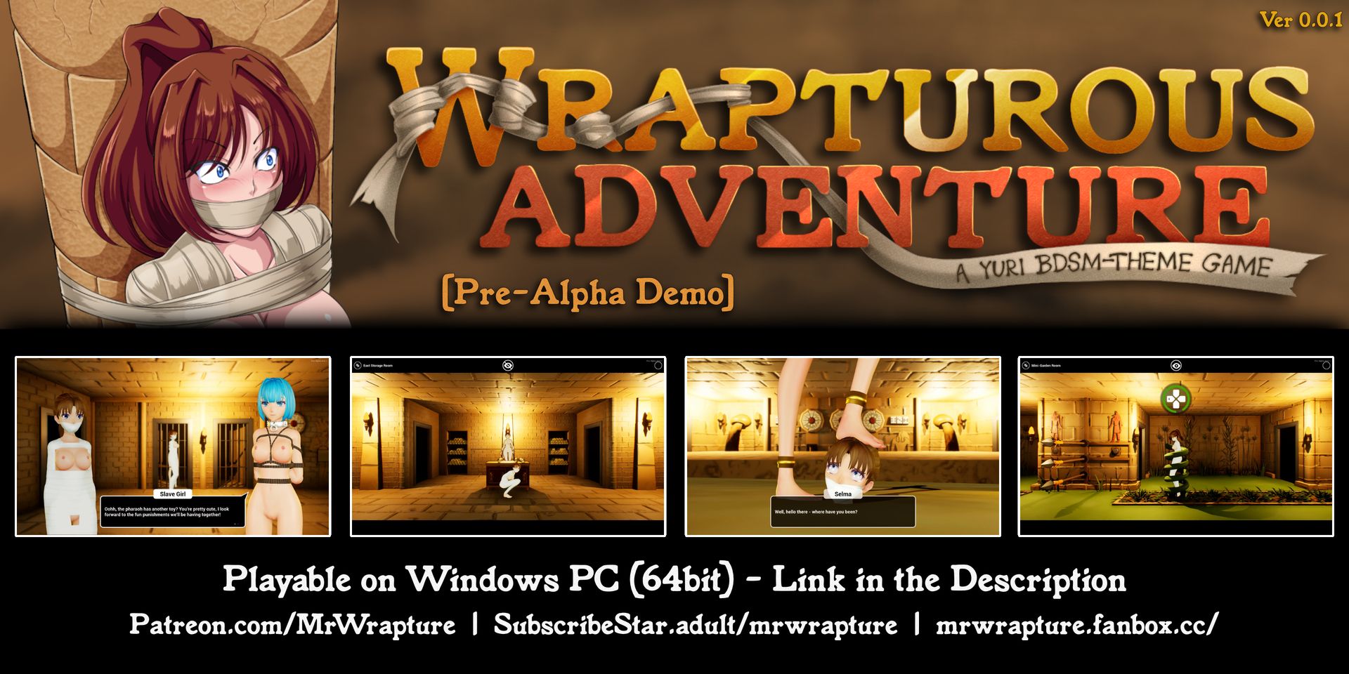 Wrapturous Adventure - [A Yuri BDSM-Theme Game] - Pre-Alpha Demo ...