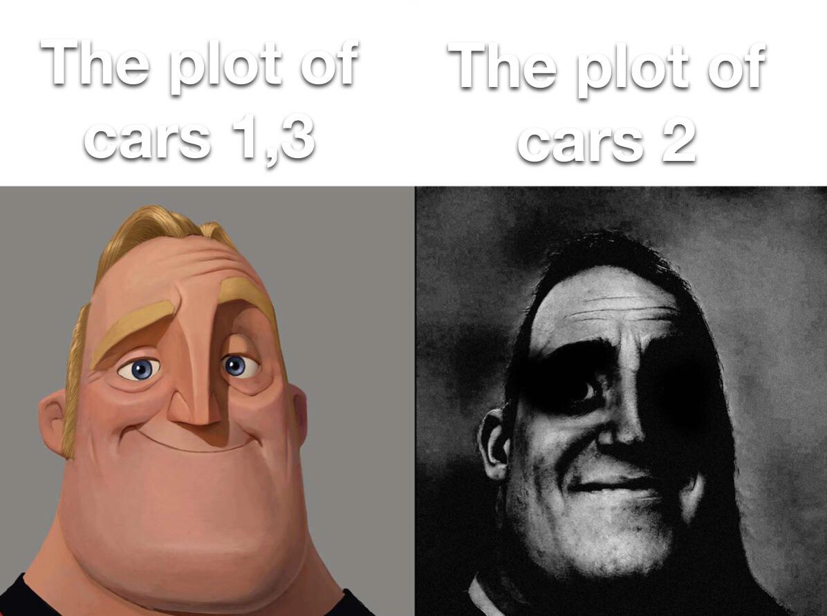 Yeah, Cars 2’s plot is messed up | Scrolller